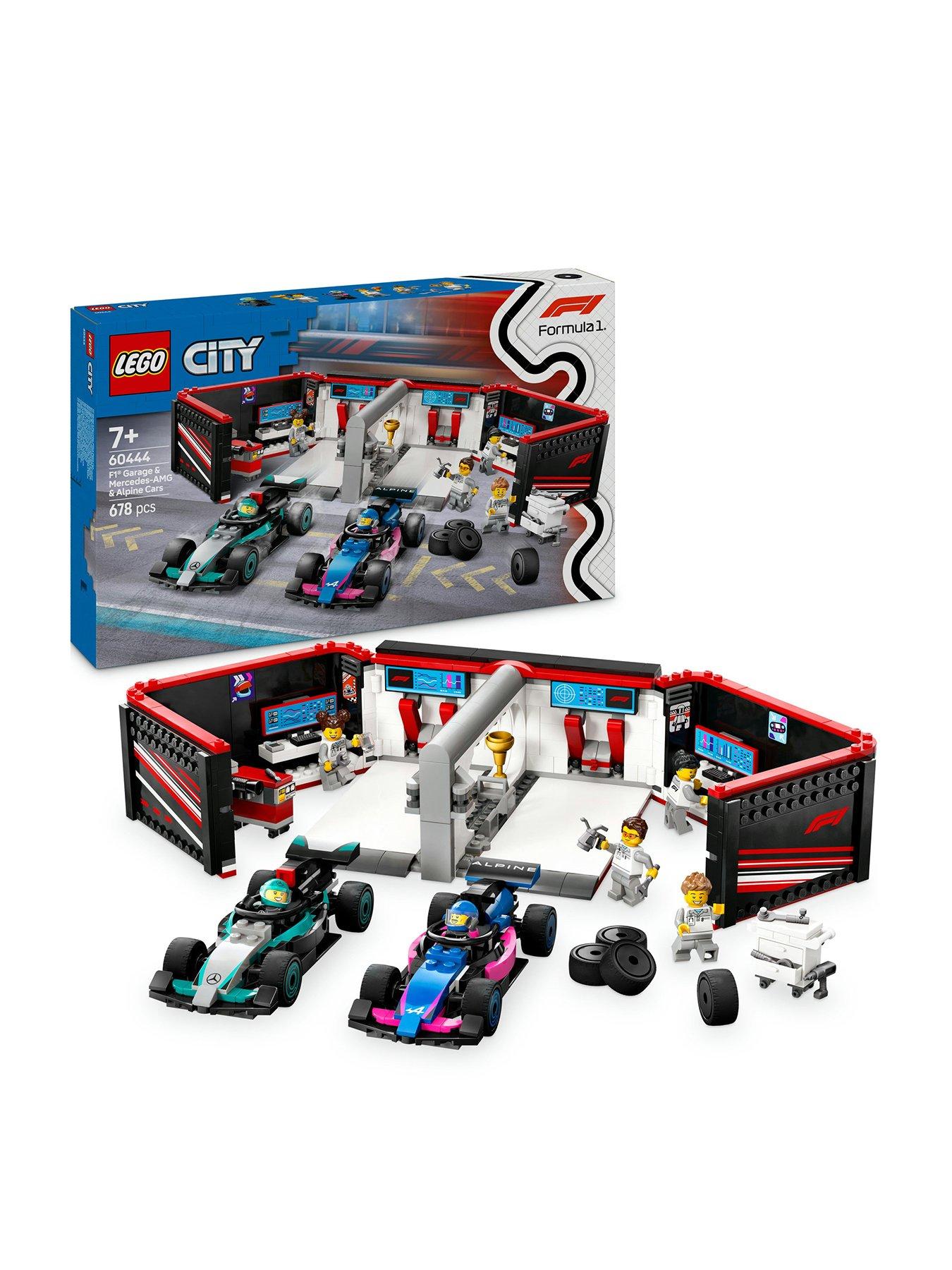 LEGO City F1 Garage  &  Mercedes-AMG  &  Alpine Cars 60444
