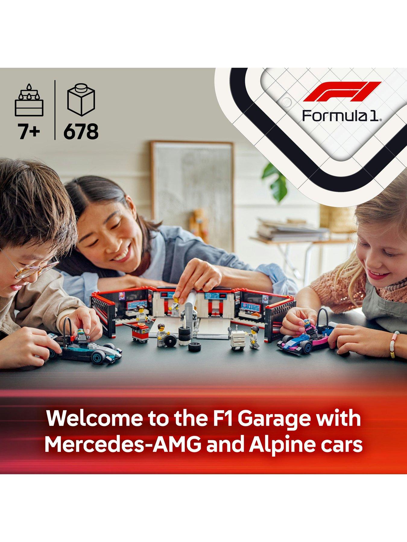  image of lego-city-f1-garage-amp-mercedes-amg-amp-alpine-cars-60444