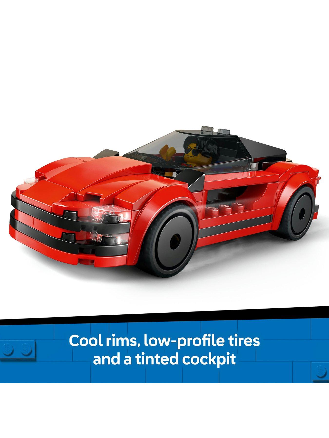  image of lego-city-red-sports-car-toy-vehicle-set-60448