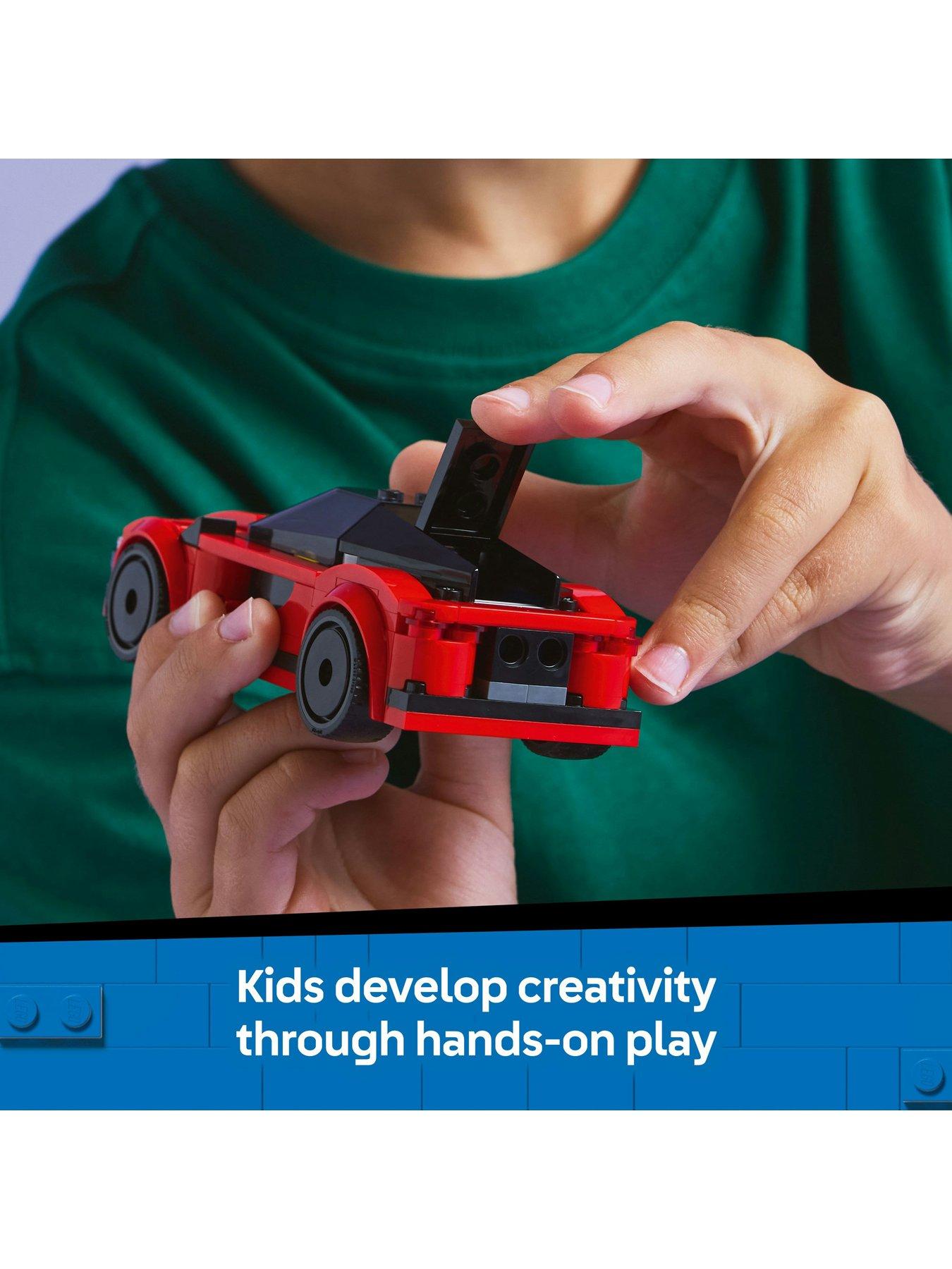  image of lego-city-red-sports-car-toy-vehicle-set-60448