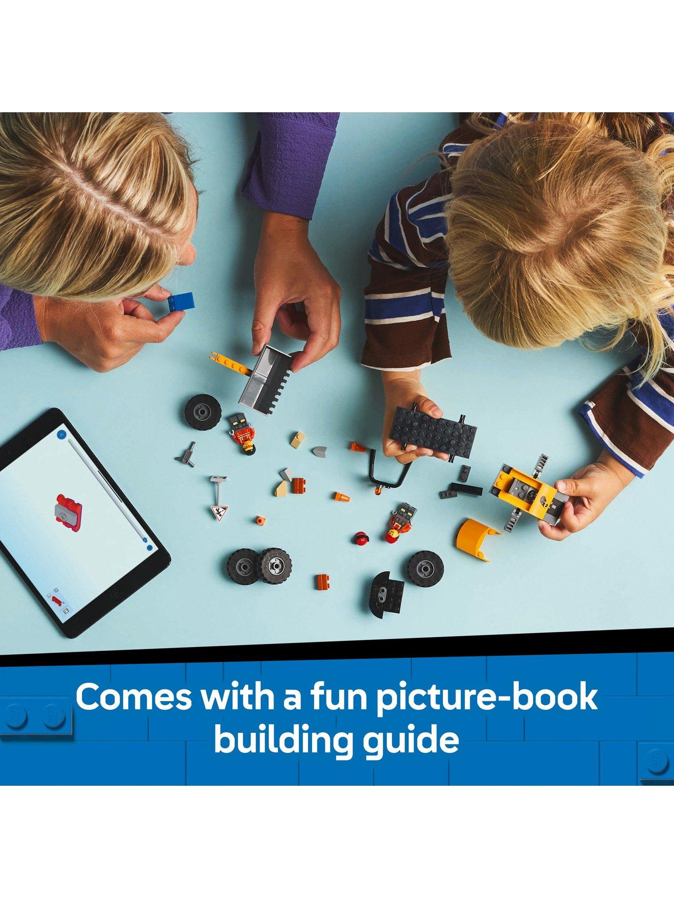 Image 4 of 8 of LEGO City Yellow Construction Wheel Loader Set 60450