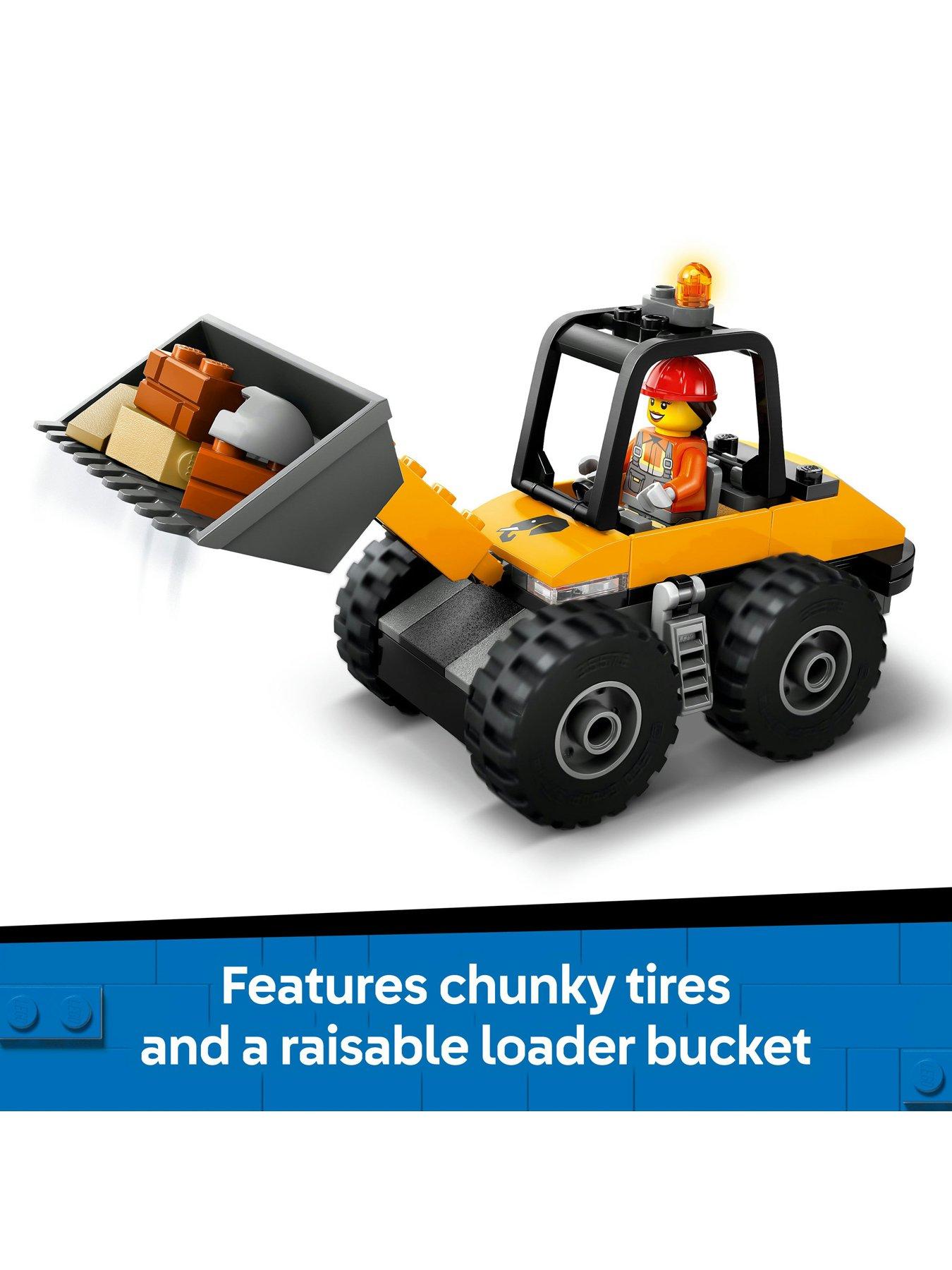 Image 5 of 8 of LEGO City Yellow Construction Wheel Loader Set 60450