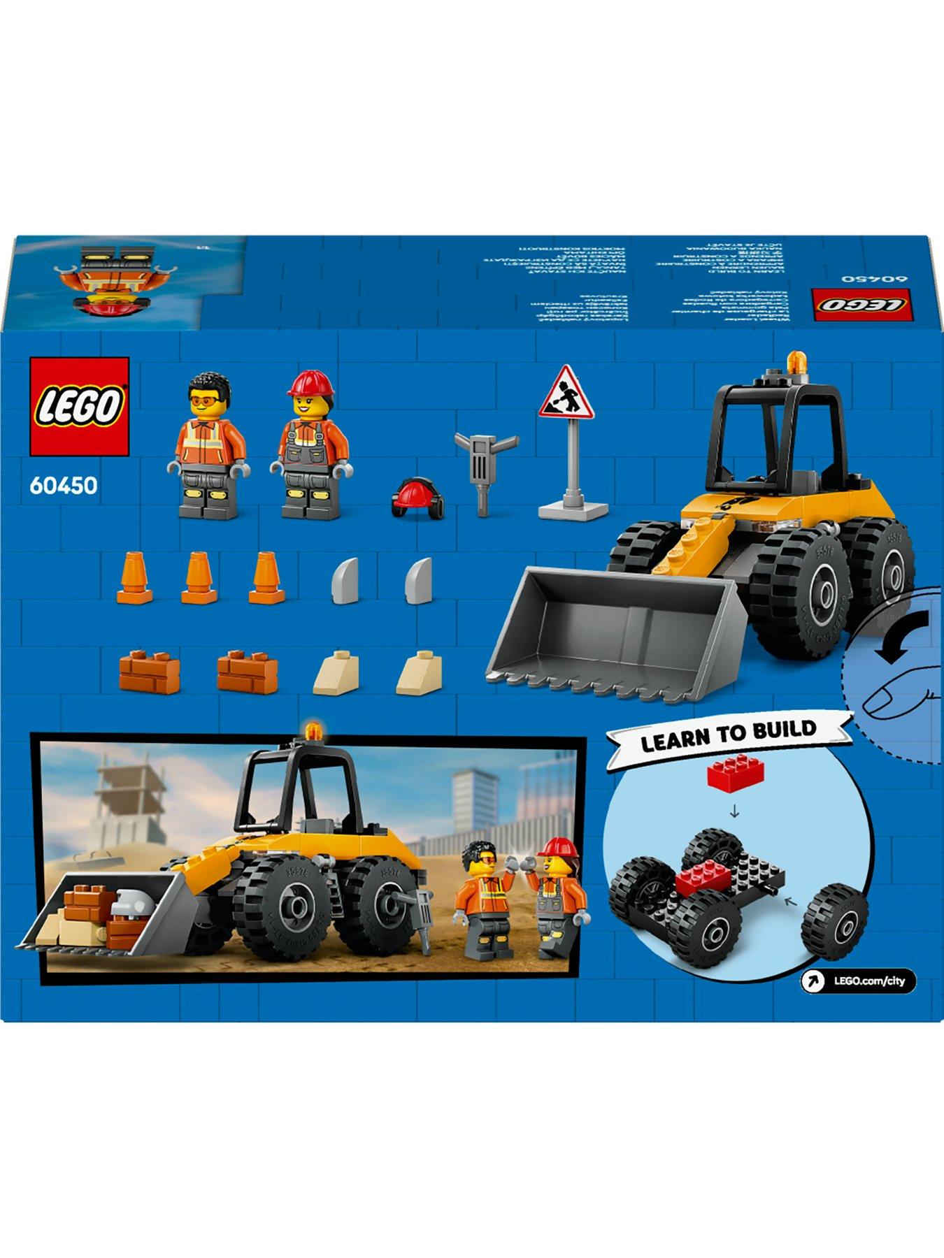 Image 7 of 8 of LEGO City Yellow Construction Wheel Loader Set 60450