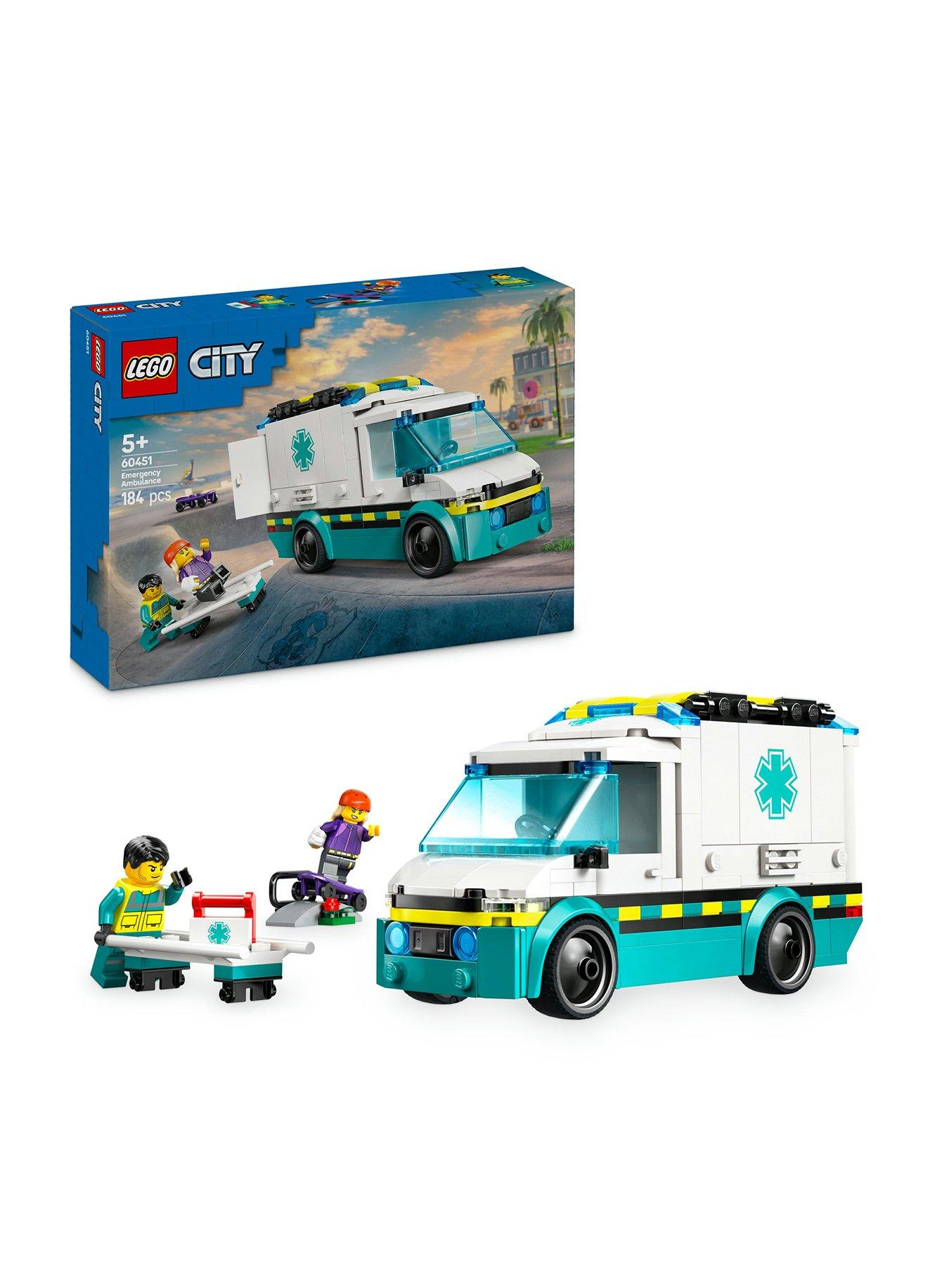 LEGO City Emergency Ambulance Toy Vehicle Set 60451