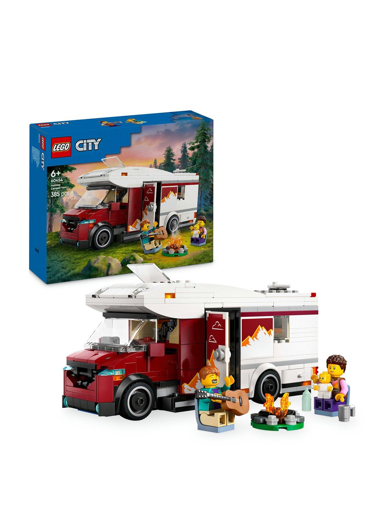  image of lego-city-holiday-adventure-camper-van-toy-60454