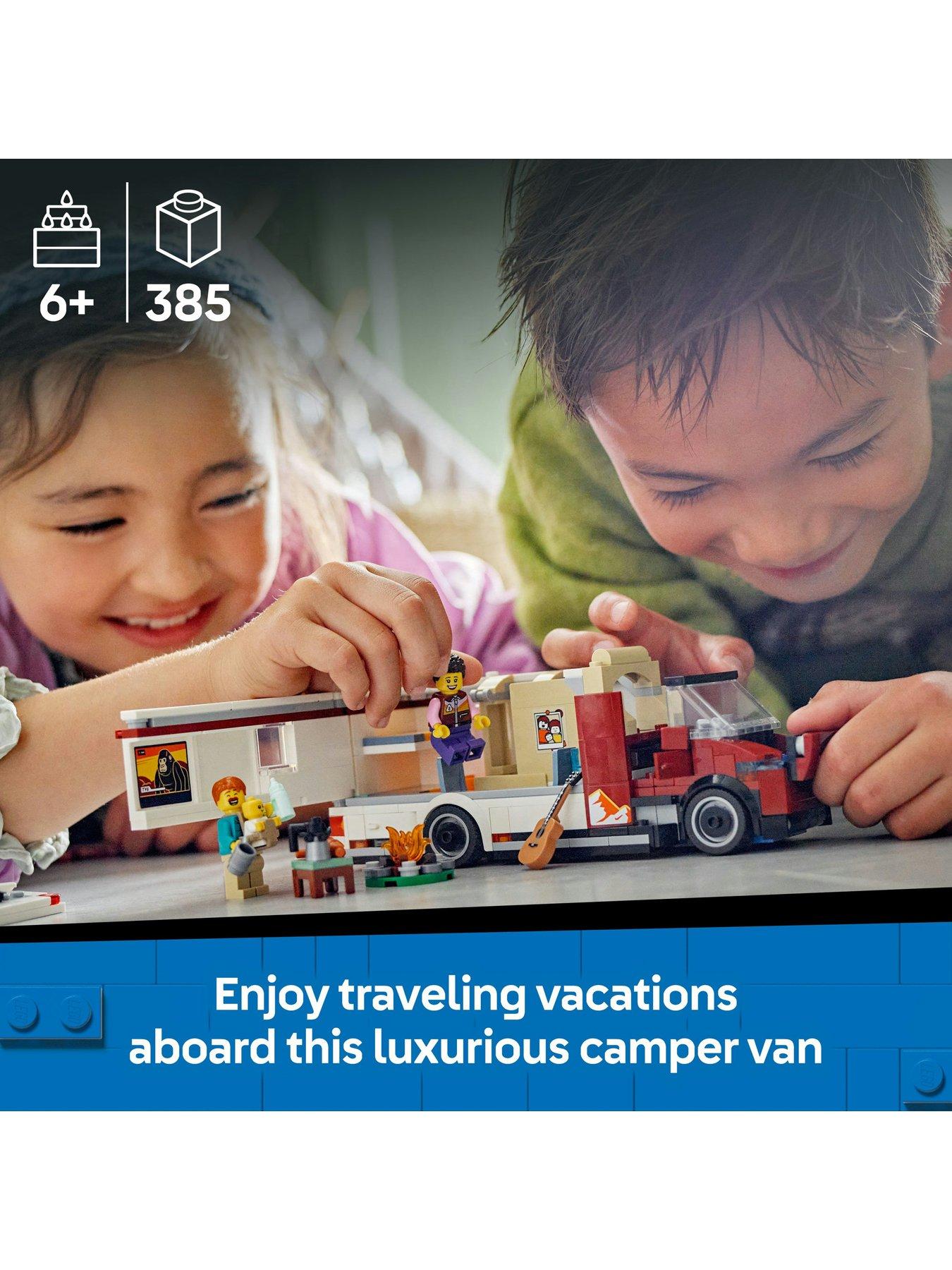  image of lego-city-holiday-adventure-camper-van-toy-60454