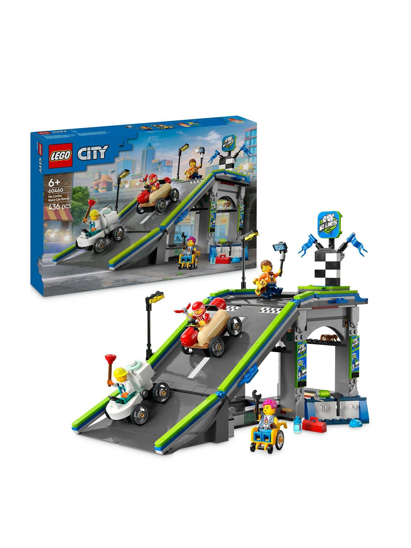 undefined No Limits: Race Car Ramp Track Set 60460