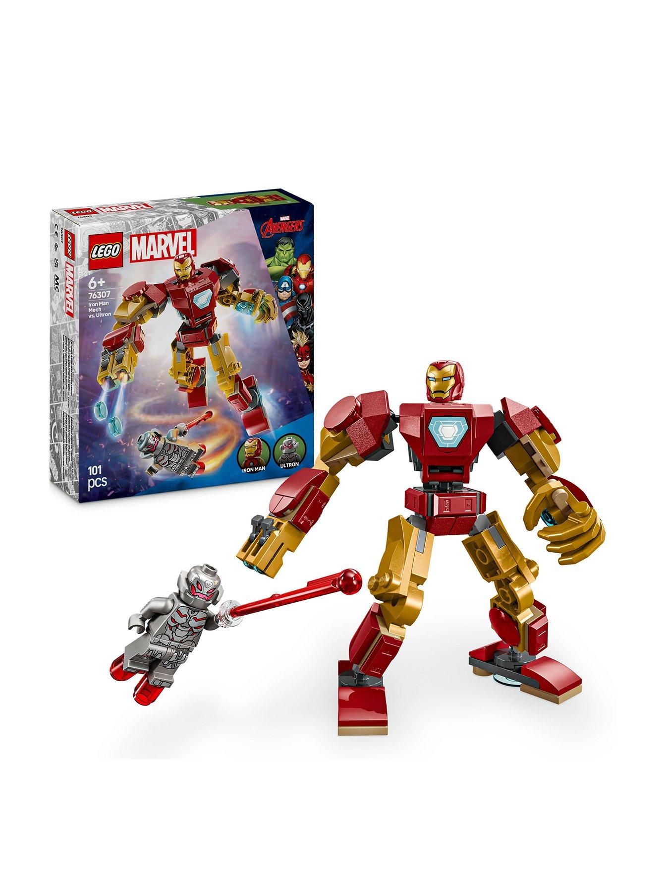 Image 1 of 8 of LEGO Marvel Iron Man Mech vs. Ultron Set 76307