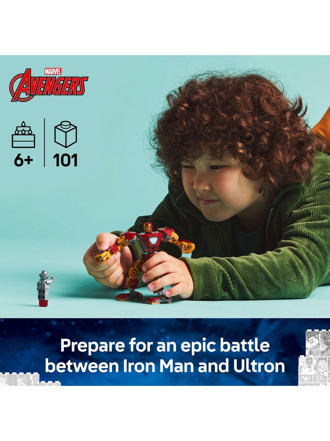 Image 2 of 8 of LEGO Marvel Iron Man Mech vs. Ultron Set 76307