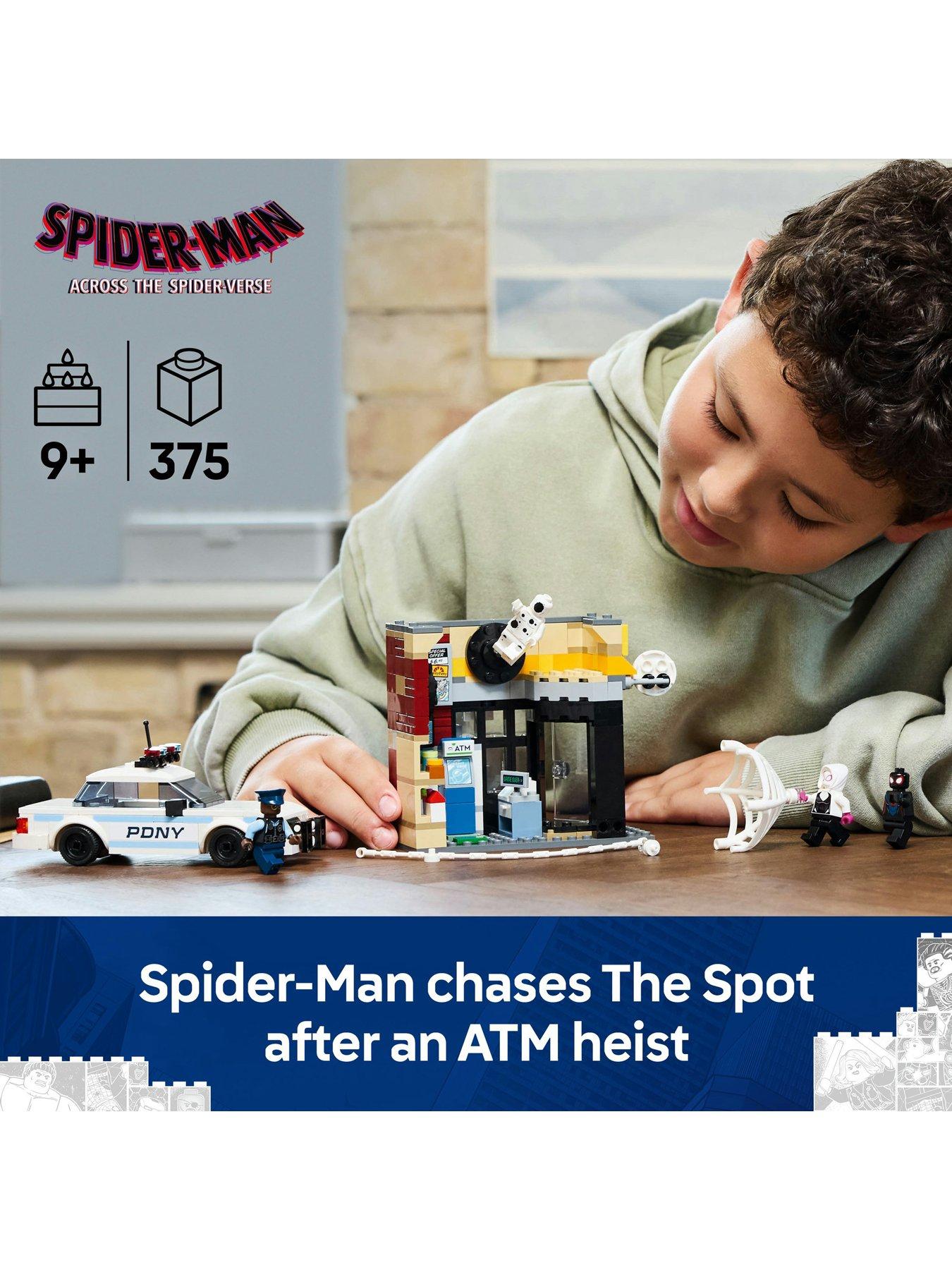  image of lego-marvel-spider-verse-miles-morales-vs-the-spot-76311