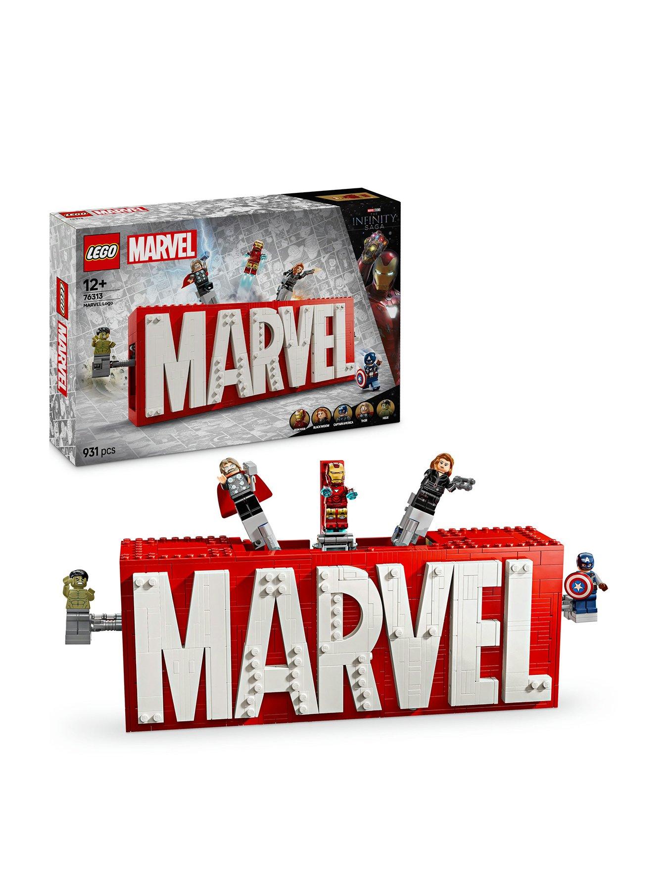 undefined MARVEL Logo  &  Minifigures 76313