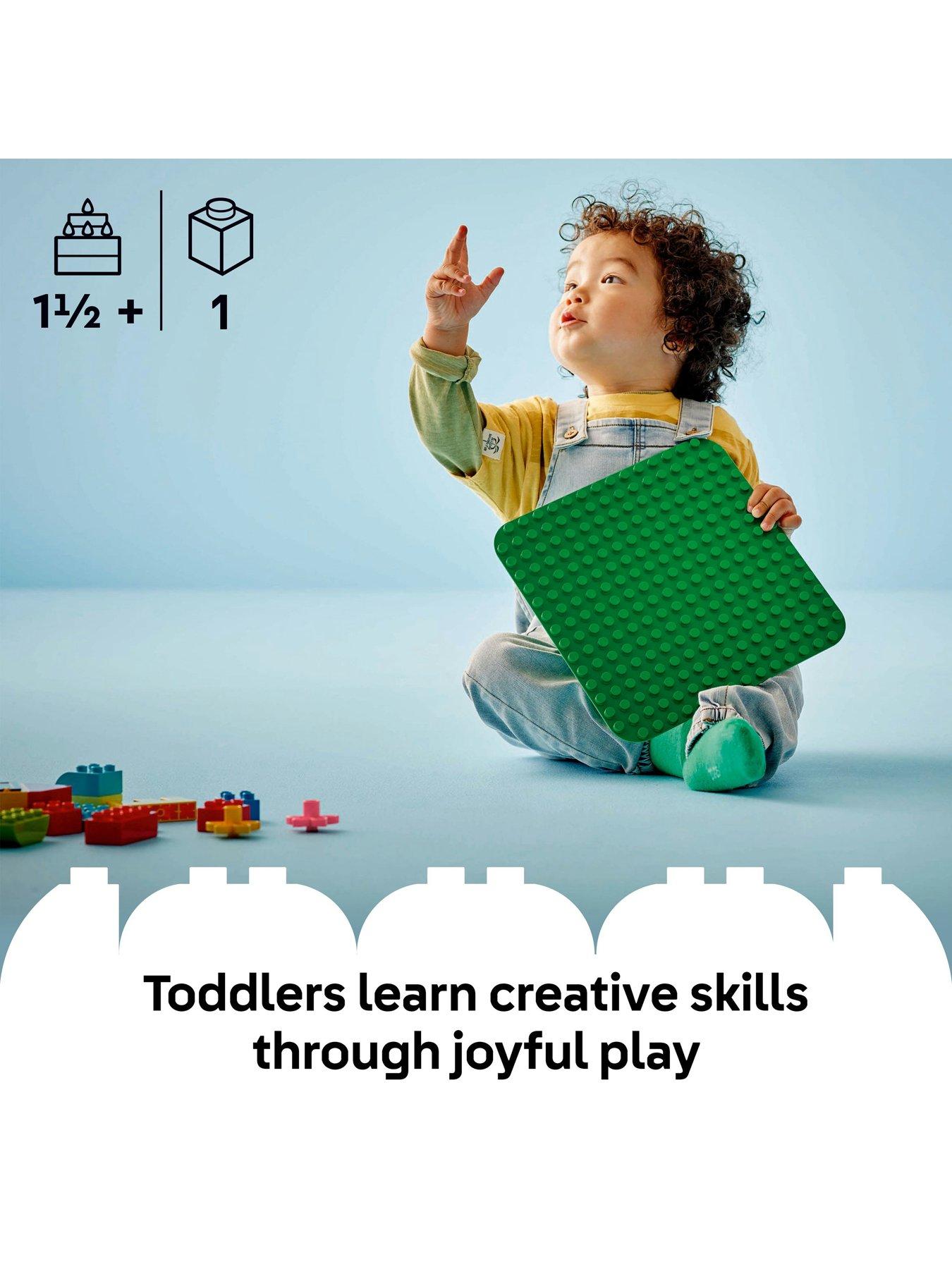  image of lego-duplo-green-building-plate-toy-for-kids-10460