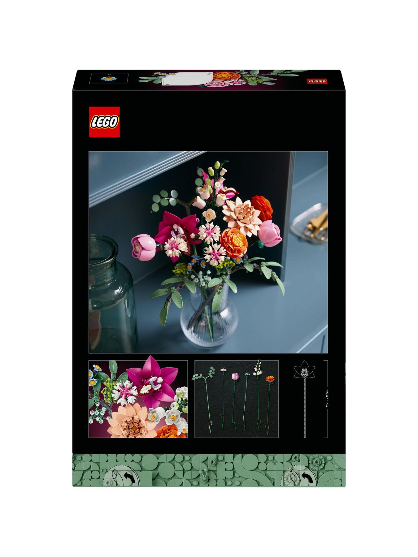 Image 7 of 8 of LEGO Botanical Pretty Pink Flower Bouquet Set 10342