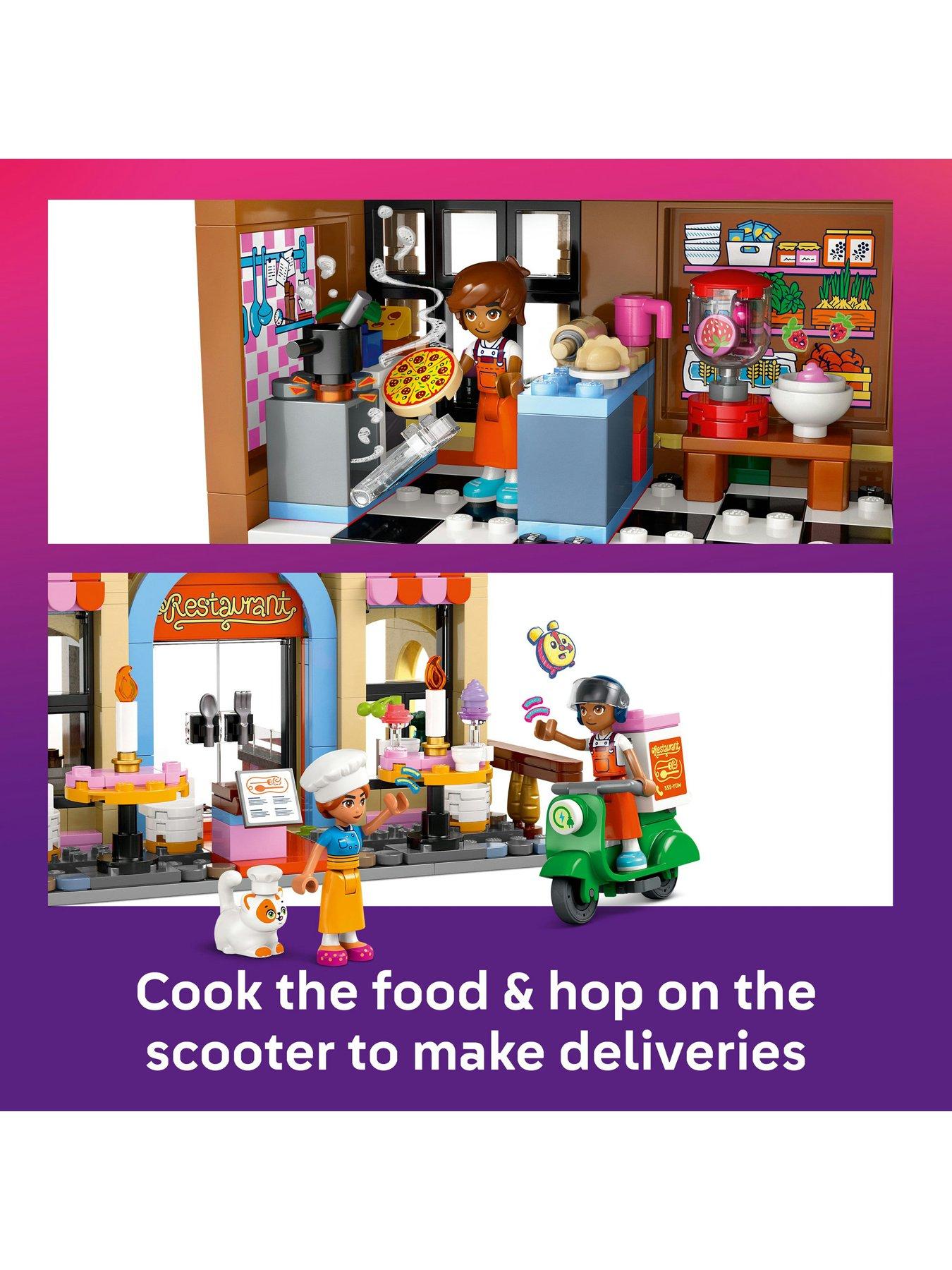  image of lego-friends-restaurant-and-cooking-school-set-42655