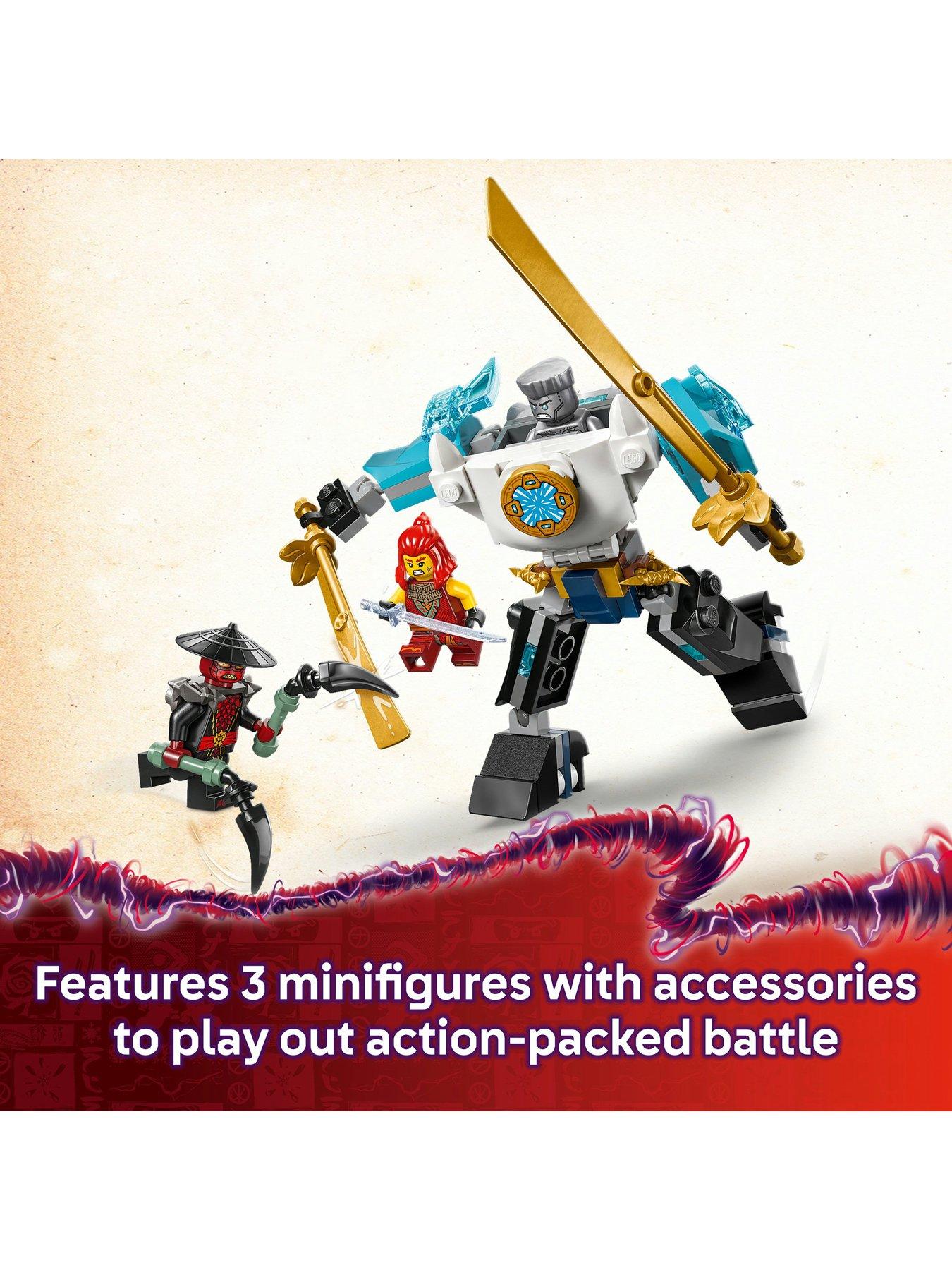 LEGO Ninjago Zane’s Battle Suit Mech Toy Set 71827 | Littlewoods