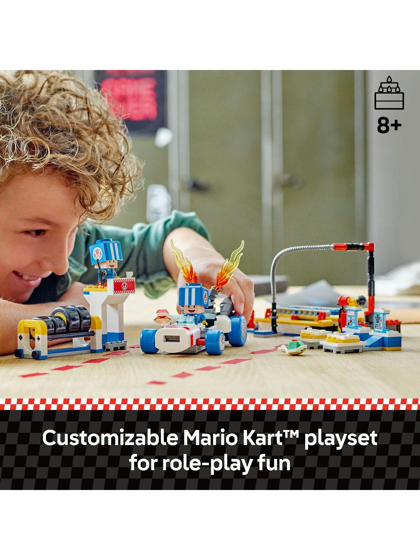  image of lego-super-mario-mario-kart-toads-garage