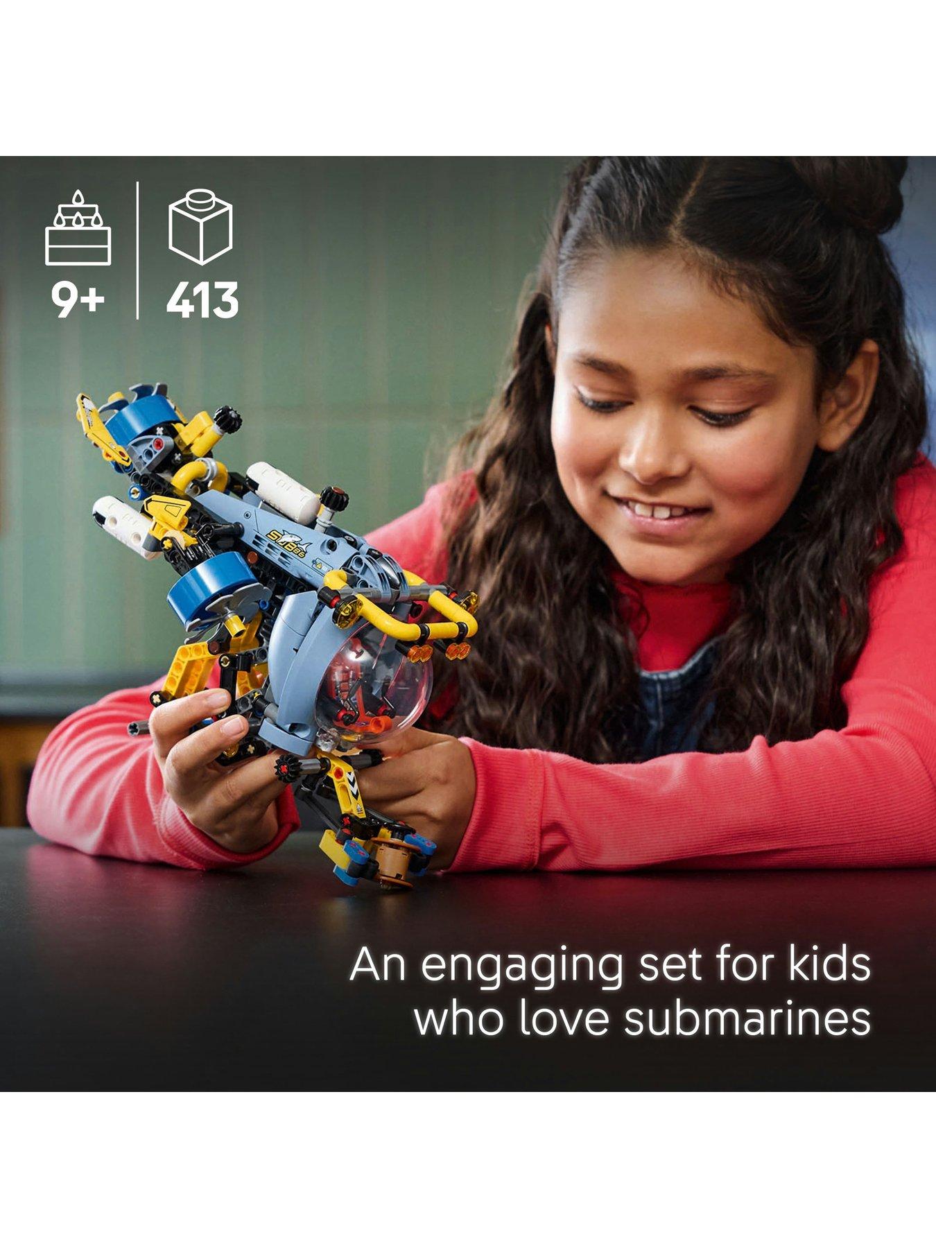 LEGO Technic Deep-Sea Research Submarine Toy 42201 Littlewoods