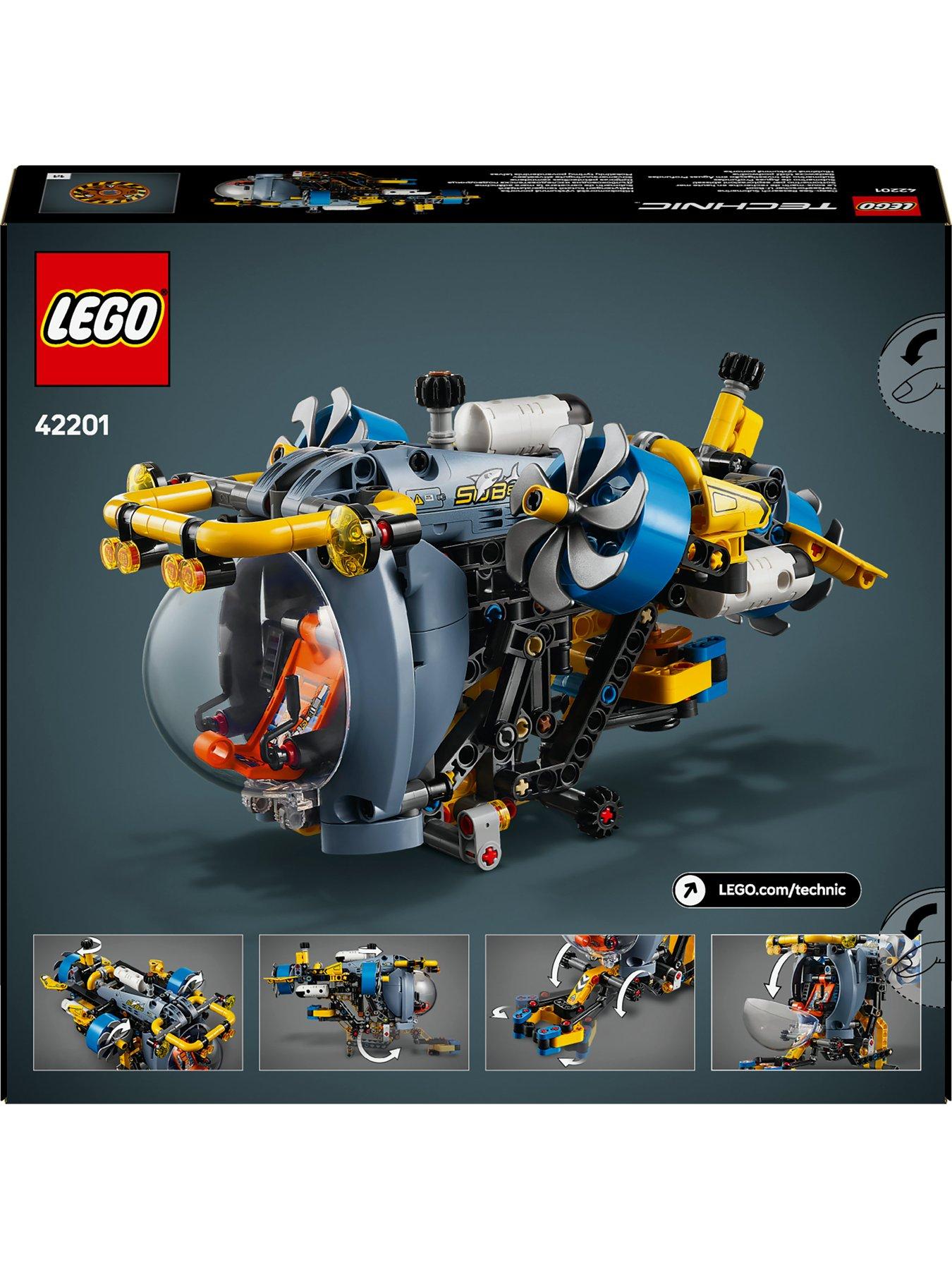LEGO Technic Deep-Sea Research Submarine Toy 42201 Littlewoods