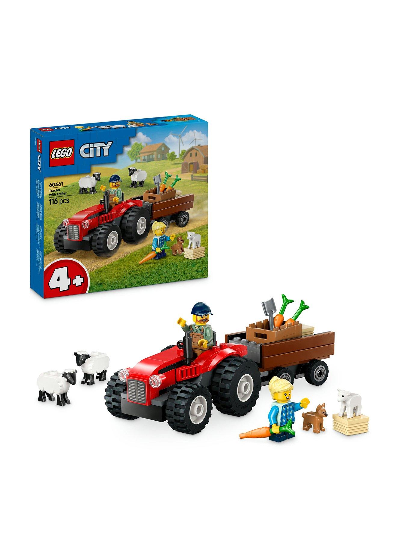 lego-city-red-farm-tractor-with-trailer-amp-sheep-60461