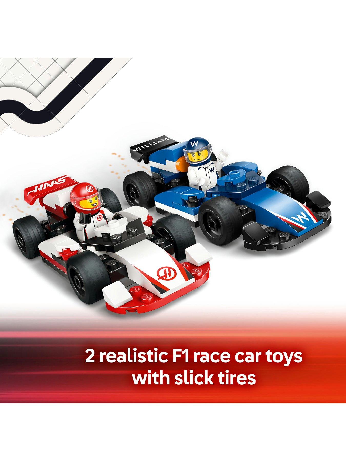 LEGO City F1 Williams Racing Haas F1 Race Cars 60464 Littlewoods