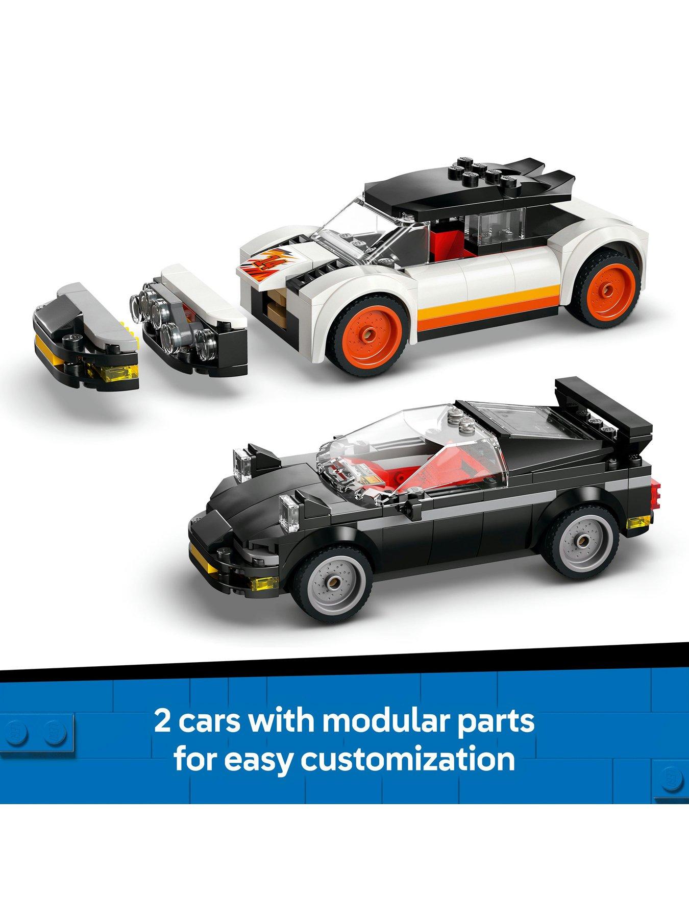  image of lego-city-scrapyard-with-cars-and-crane-toy-60472