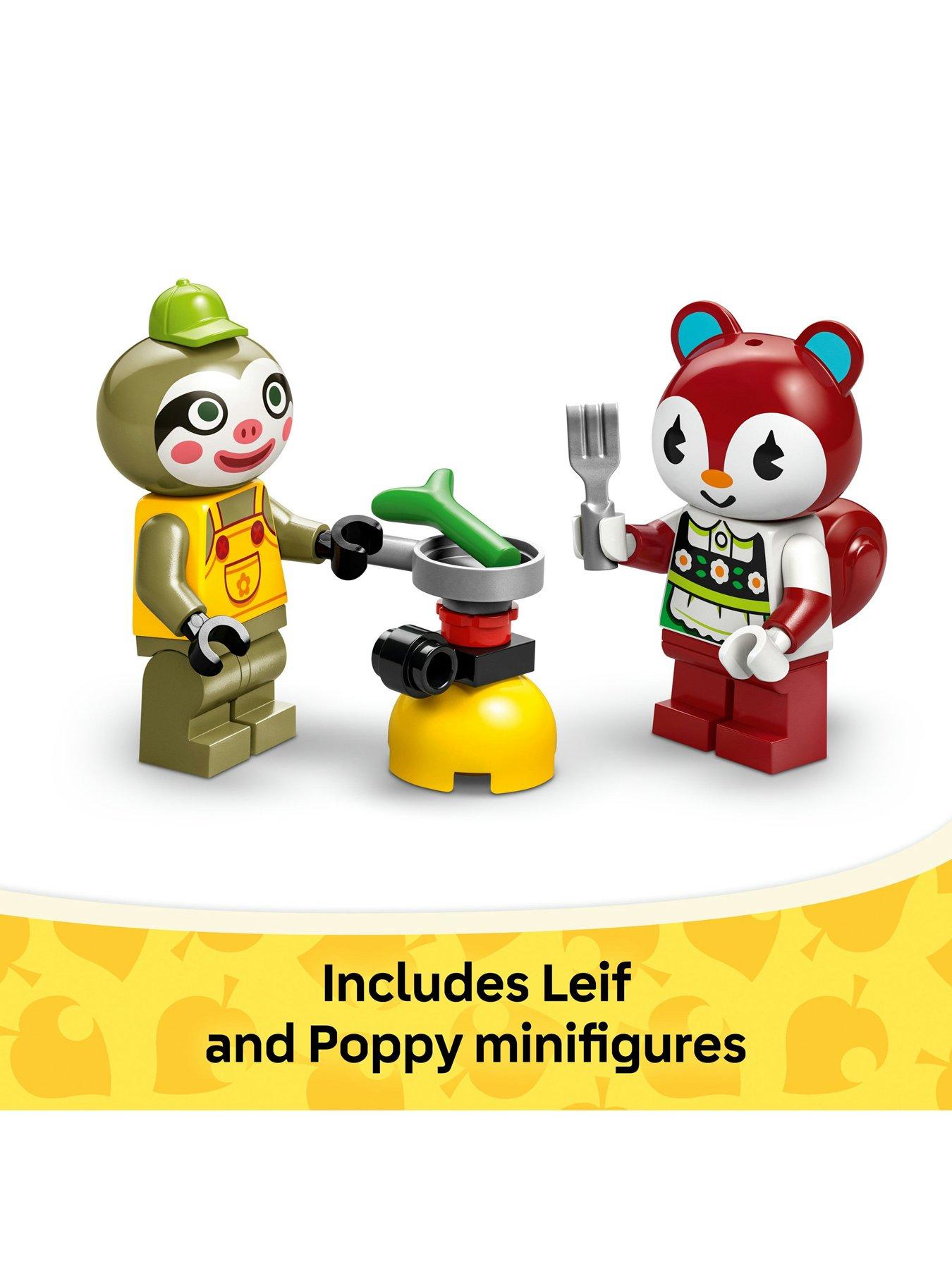  image of lego-animal-crossing-leifs-caravan-amp-garden-shop
