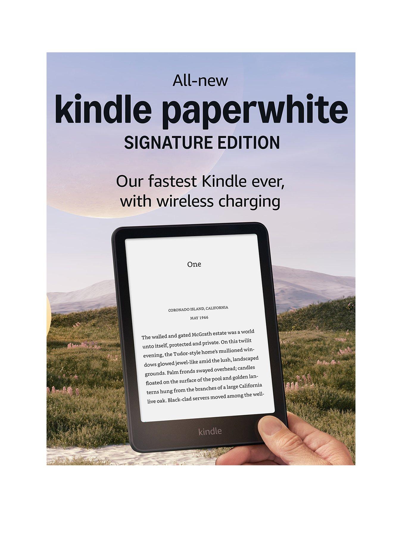Amazon Kindle Paperwhite Signature Edition (32GB) - Metallic Black