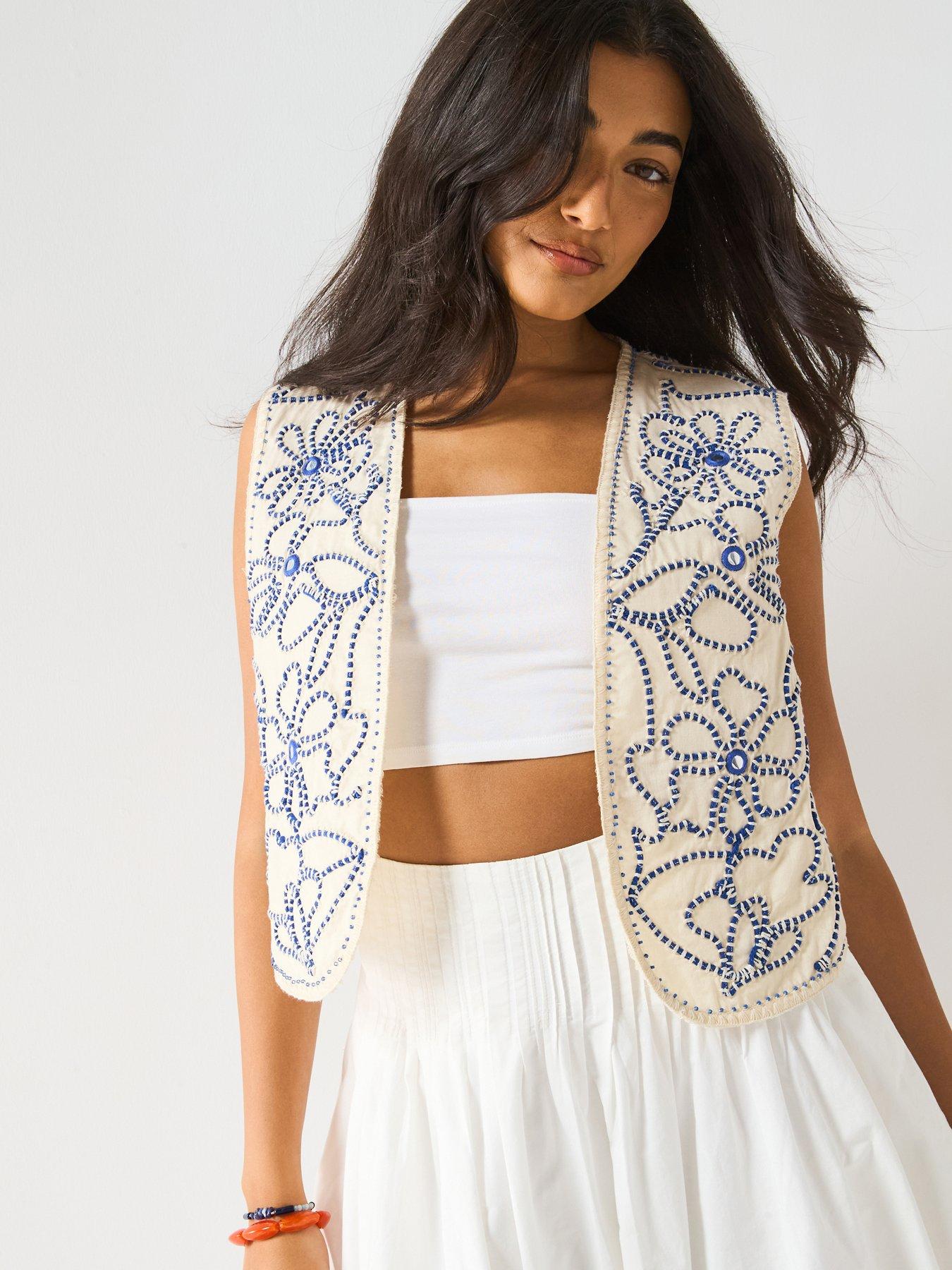 undefined Embroidered Waistcoat
