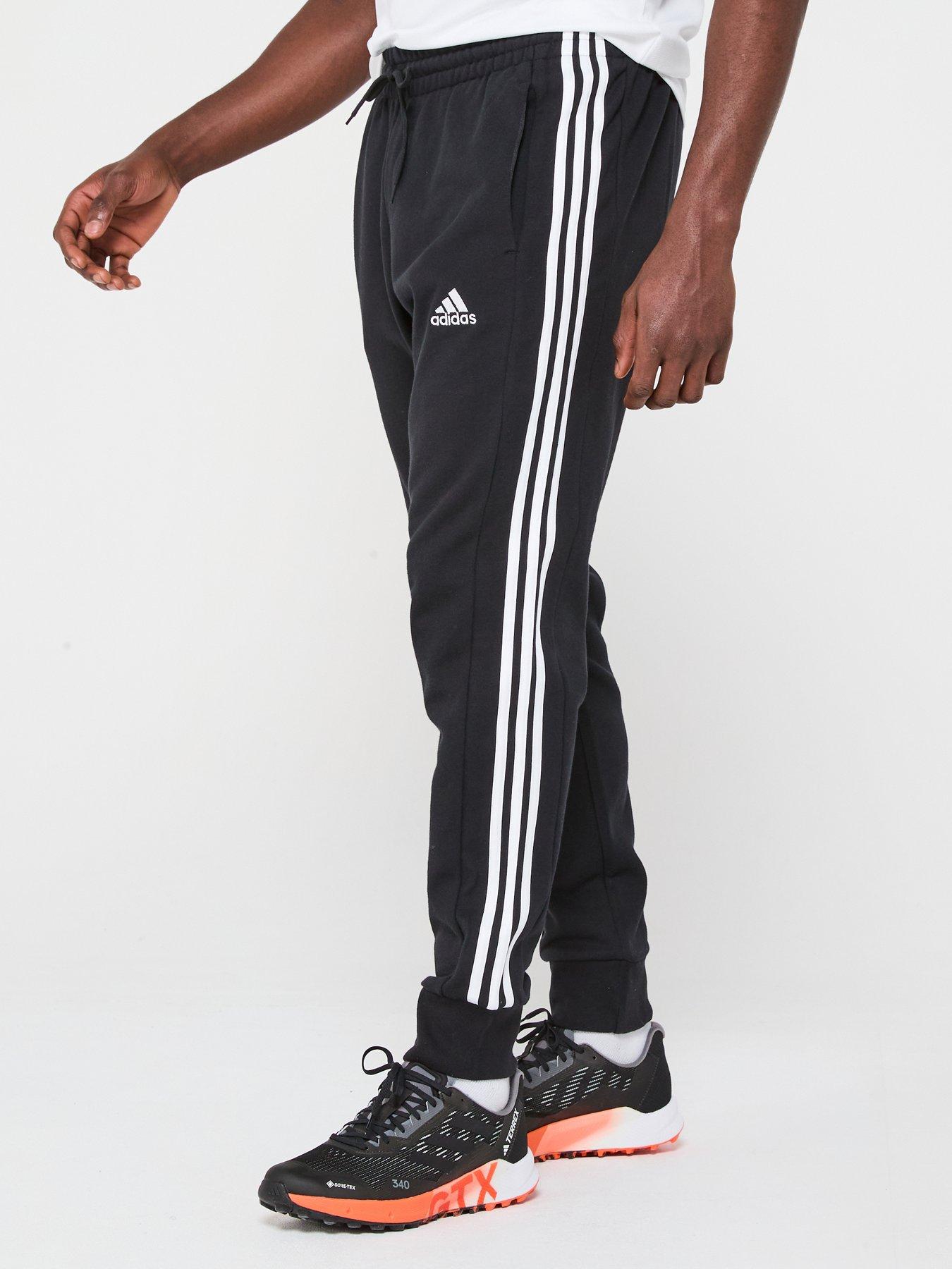 adidas Essentials French Terry Tapered Cuff 3-stripes Pants