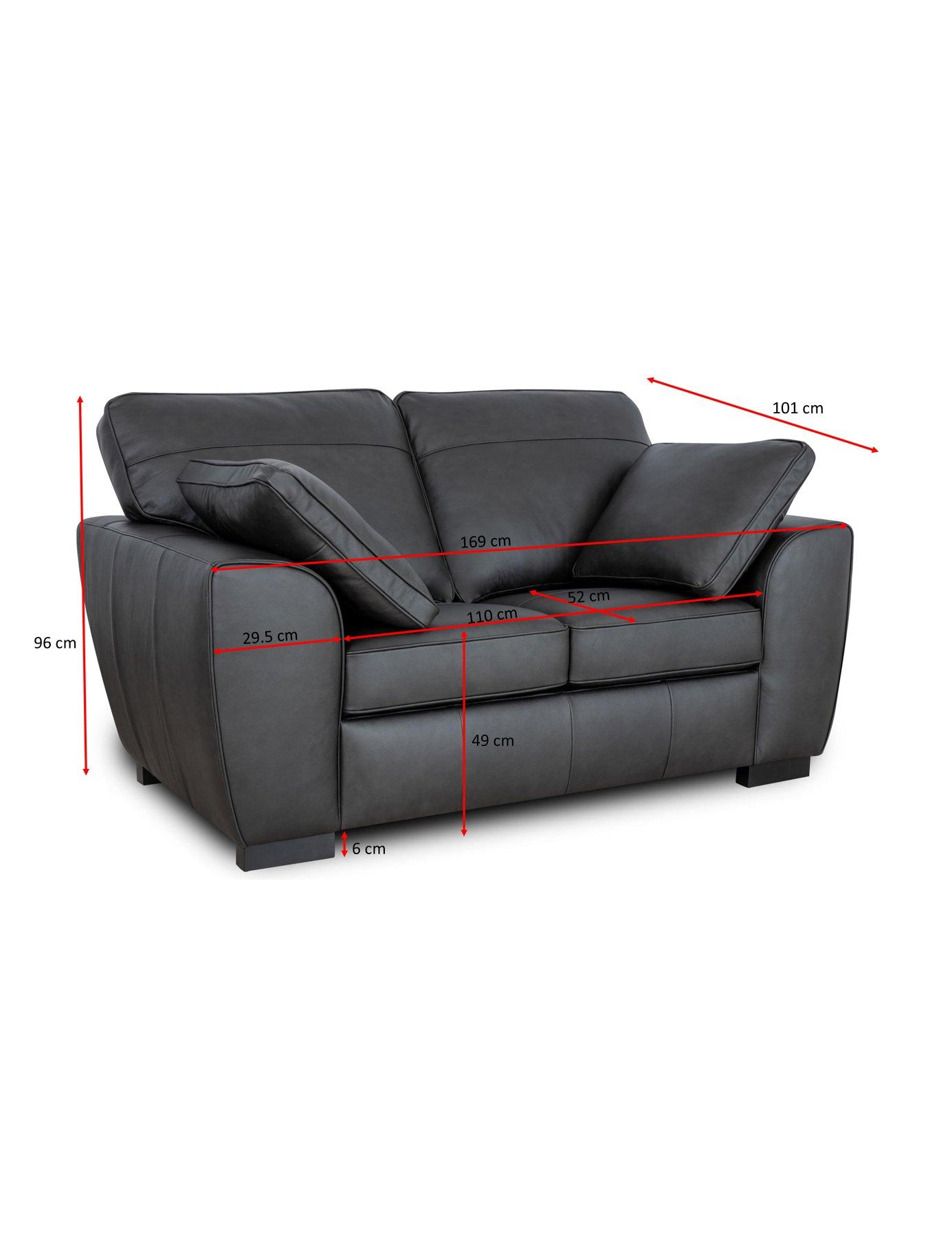 Image 6 of 6 of The Very Collection Sona Italian Leather 2 Seater Sofa - FSC&reg; Certified