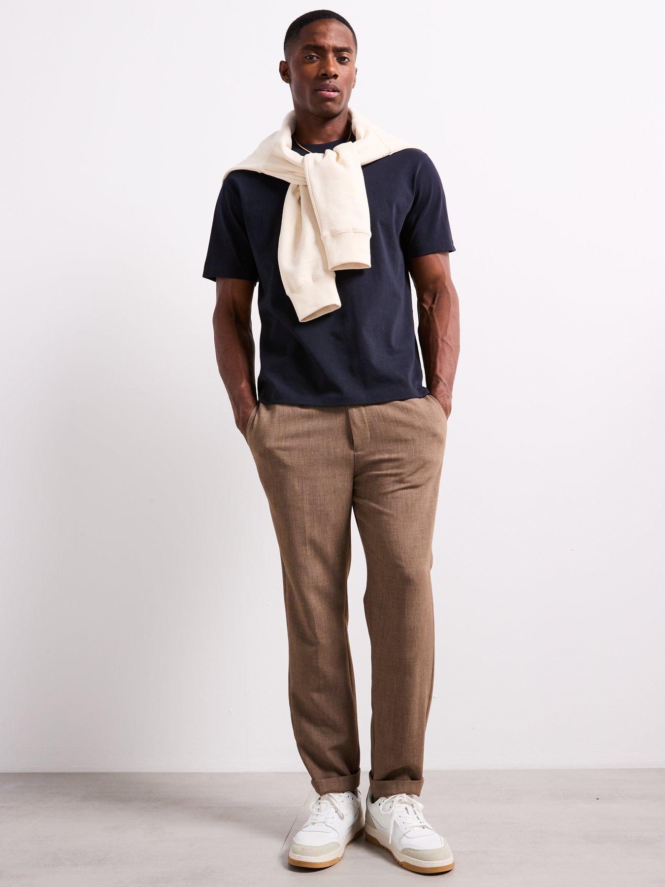 mango-anouk-short-sleeved-heavyweight-t-shirt-navy