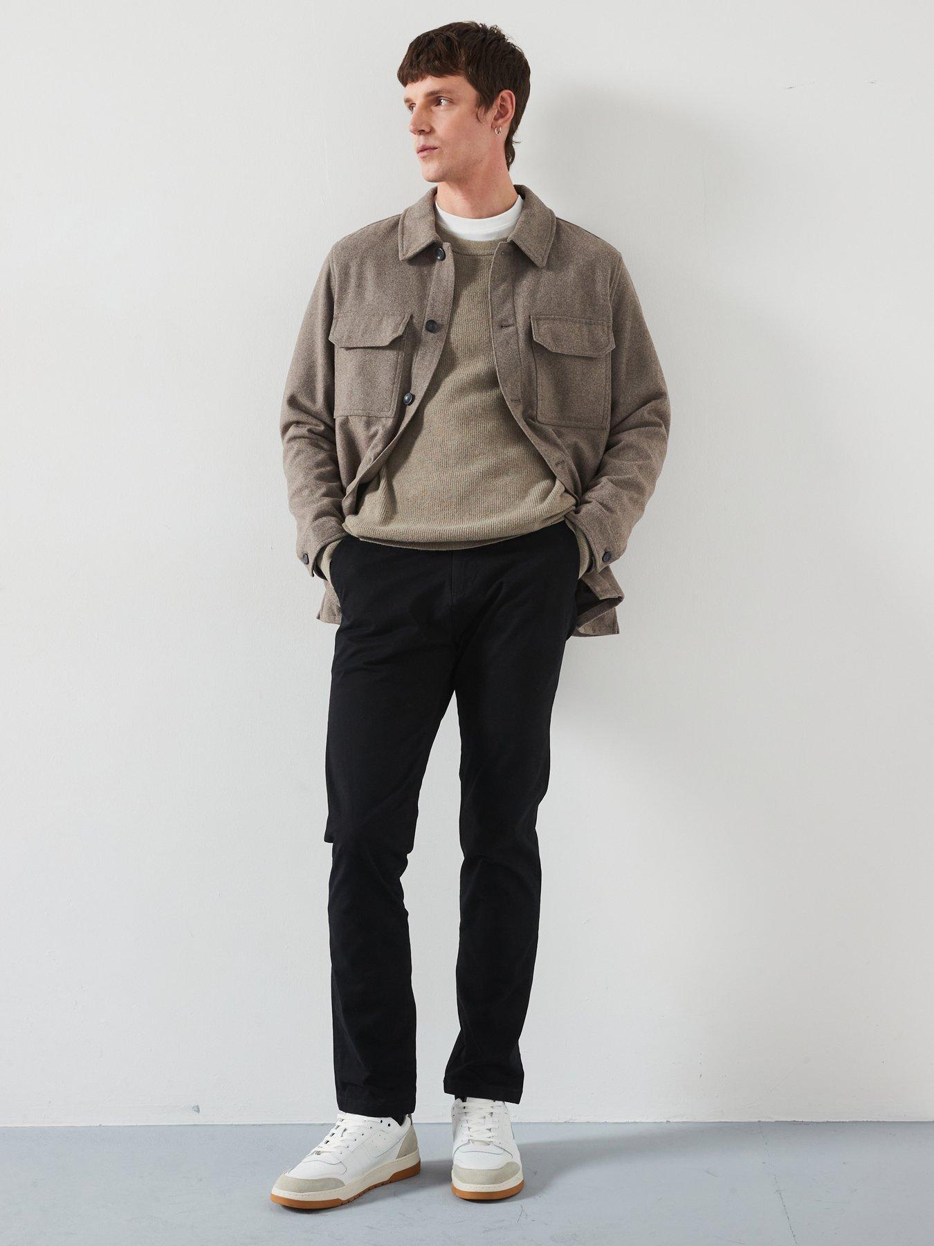 image of mango-paulo-smart-fit-overshirt-grey