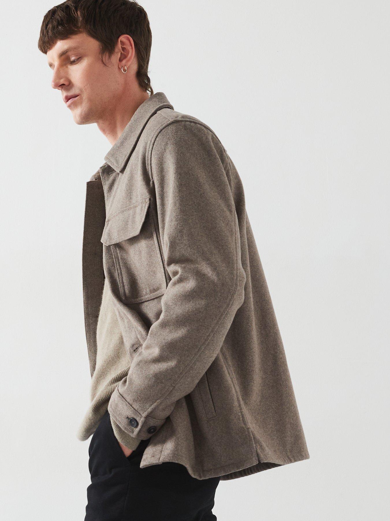  image of mango-paulo-smart-fit-overshirt-grey