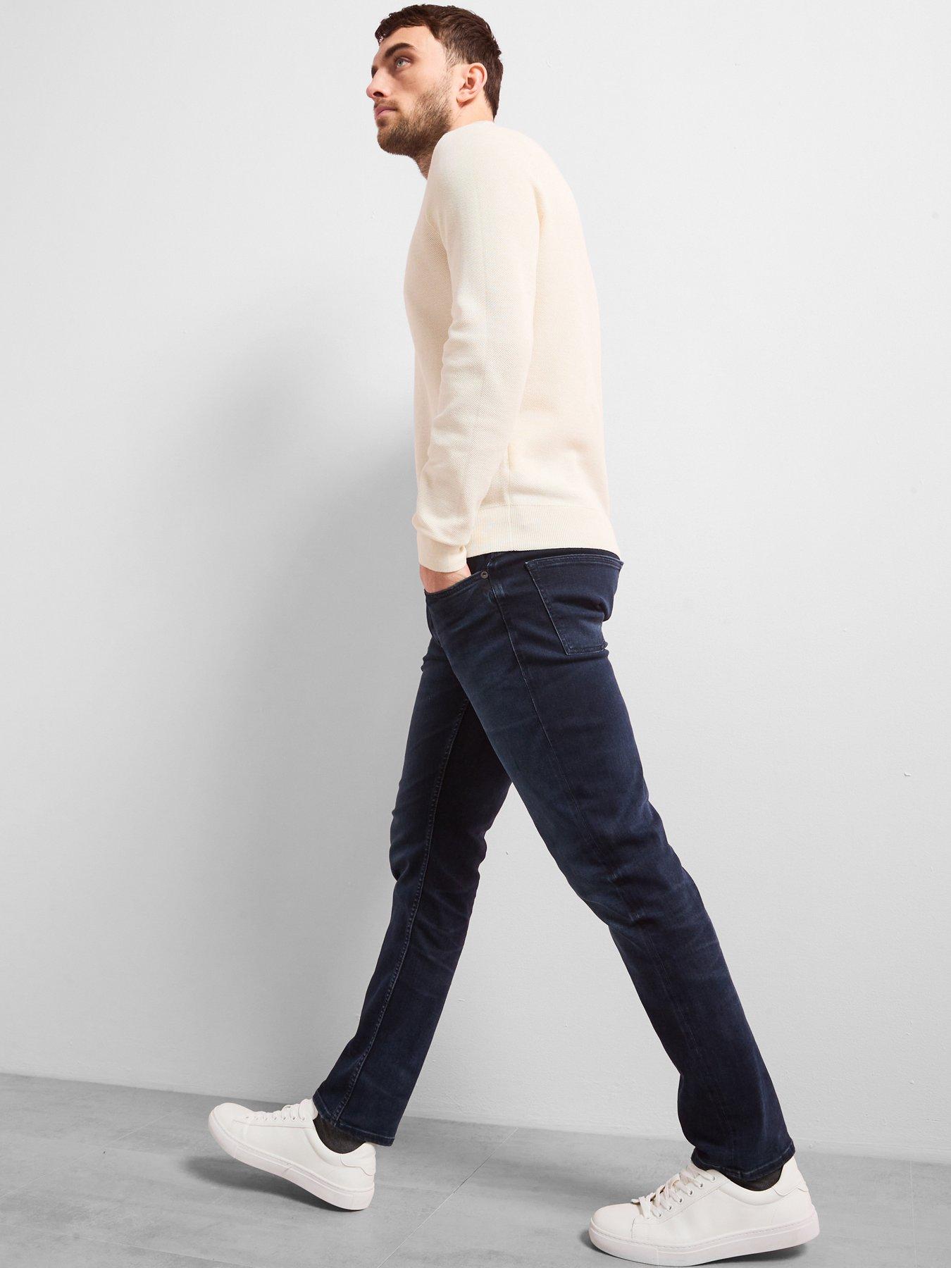  image of mango-ten-long-sleeved-smart-knitted-jumper-cream