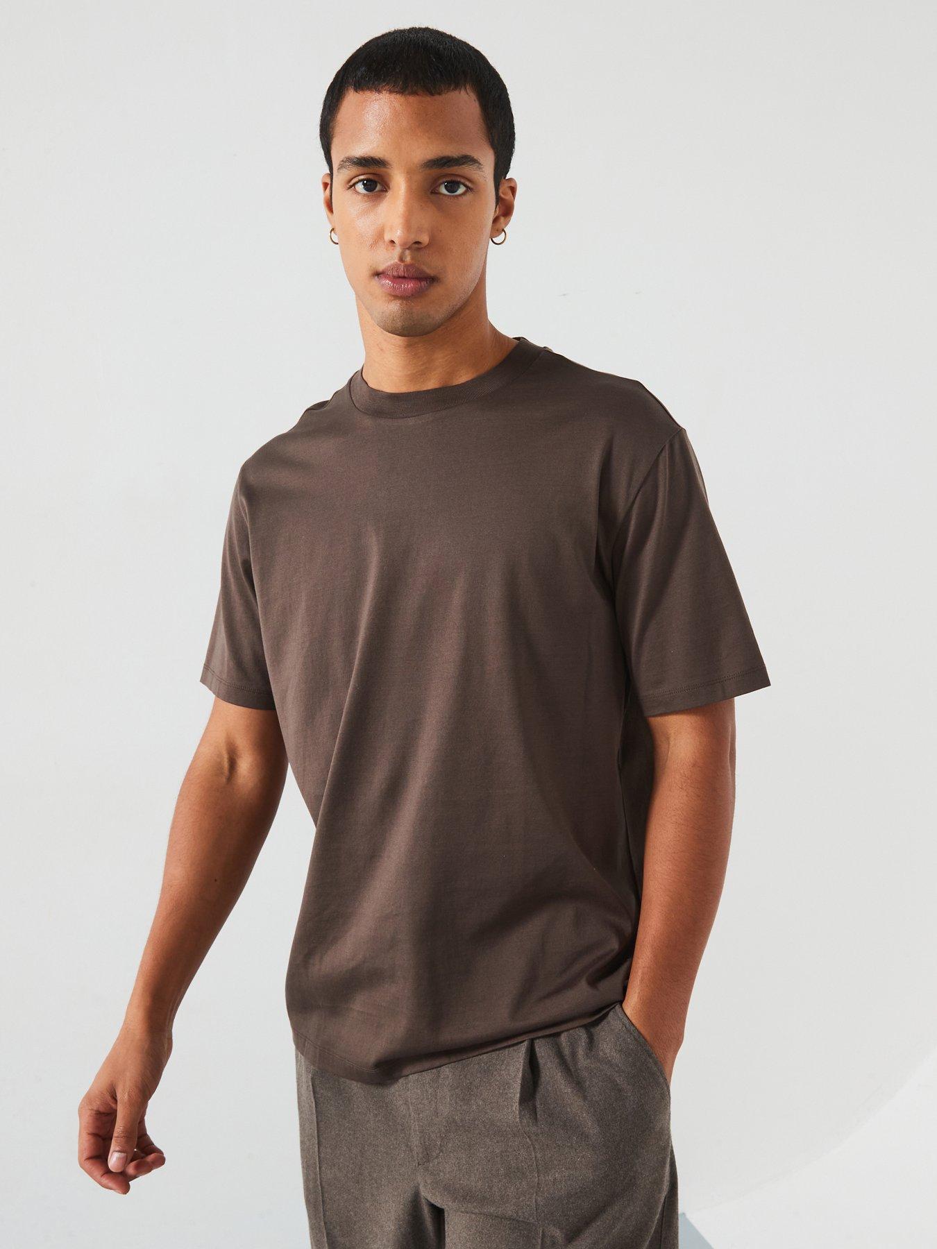 mango-bellow-short-sleeved-regular-fit-t-shirt-dark-grey