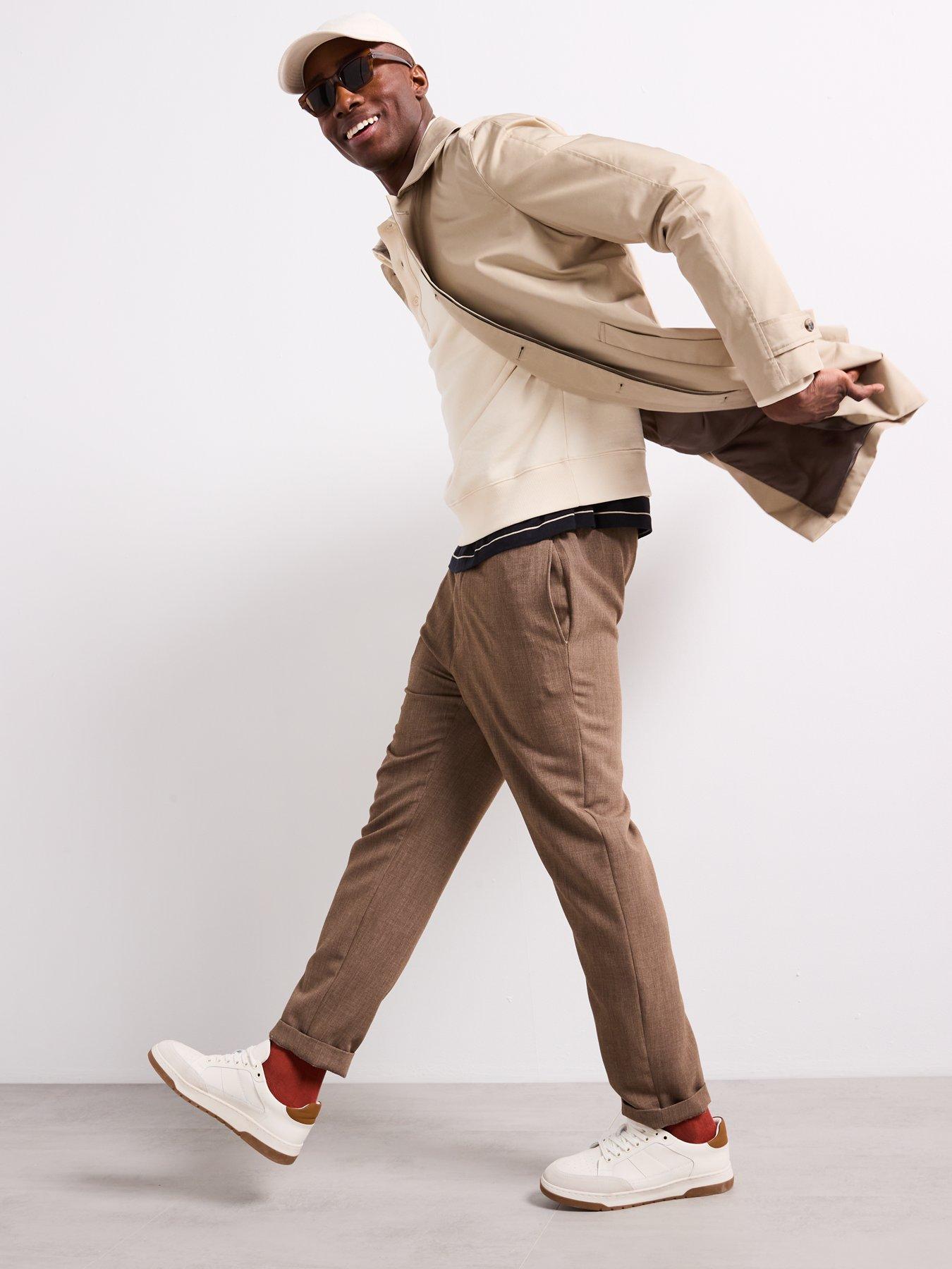  image of mango-chayton-smart-trench-coat-cream