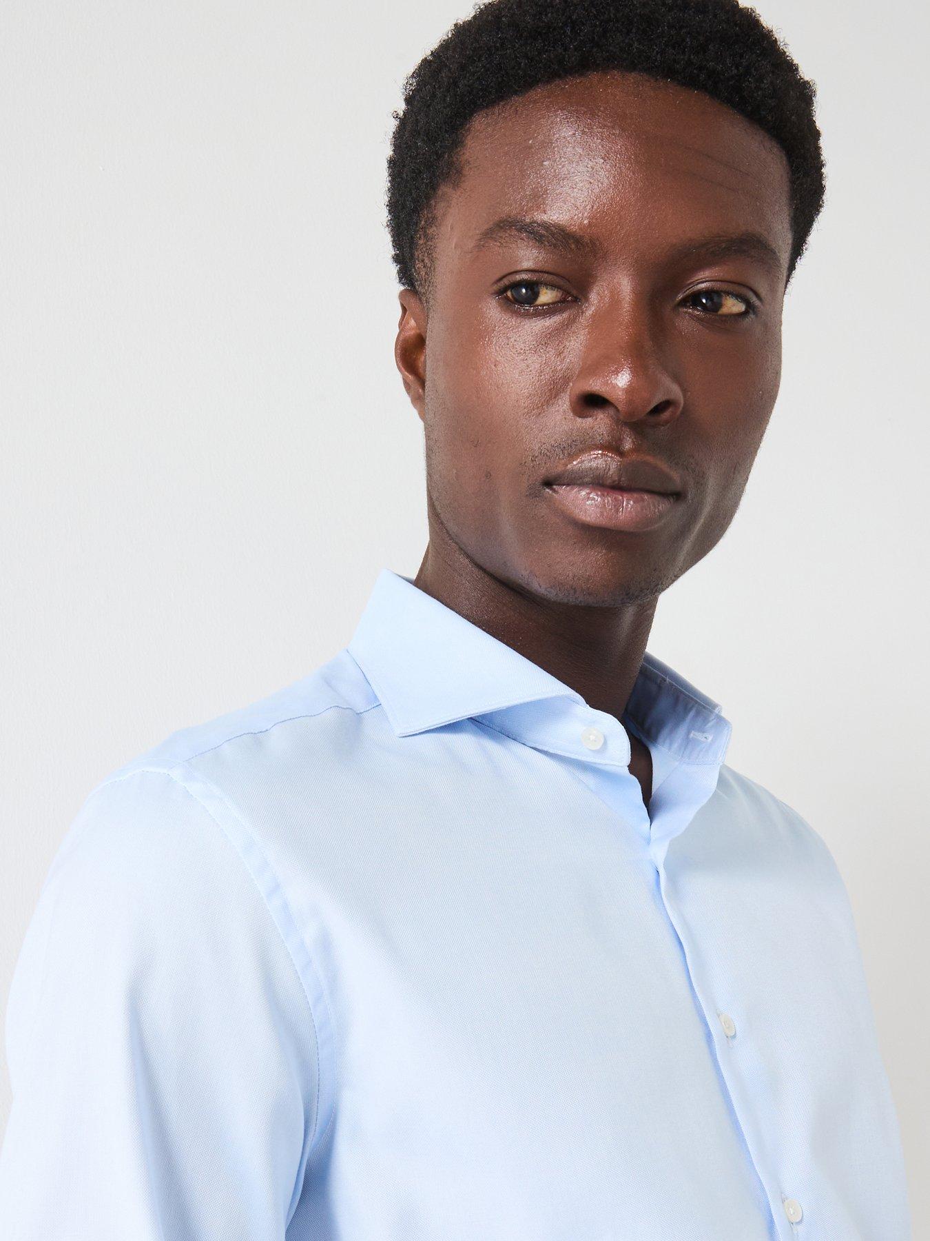  image of mango-emporda-long-sleeved-formal-fit-shirt-light-blue