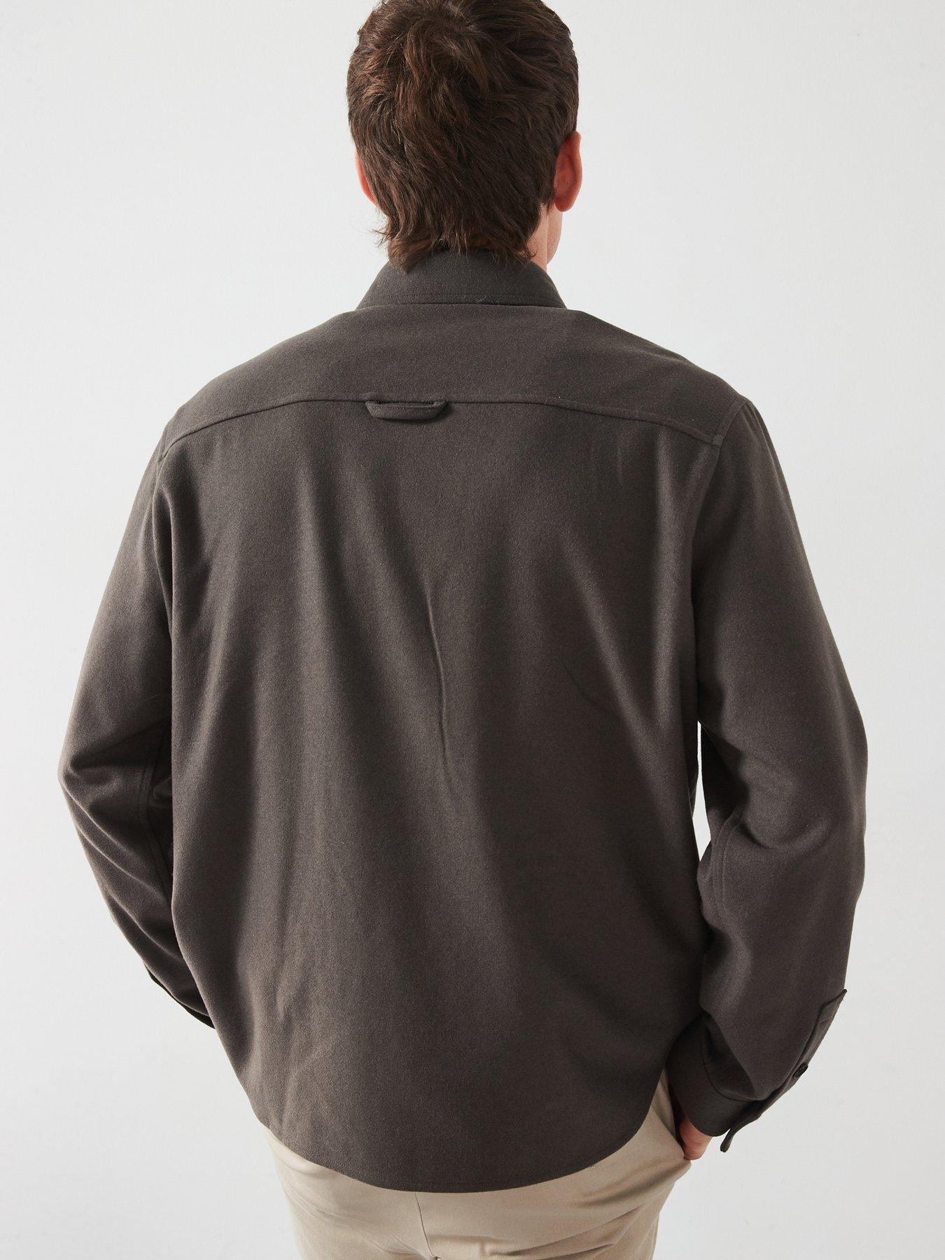 Image 2 of 6 of Mango Harvard Long Sleeved Smart Fit Shirt - Khaki