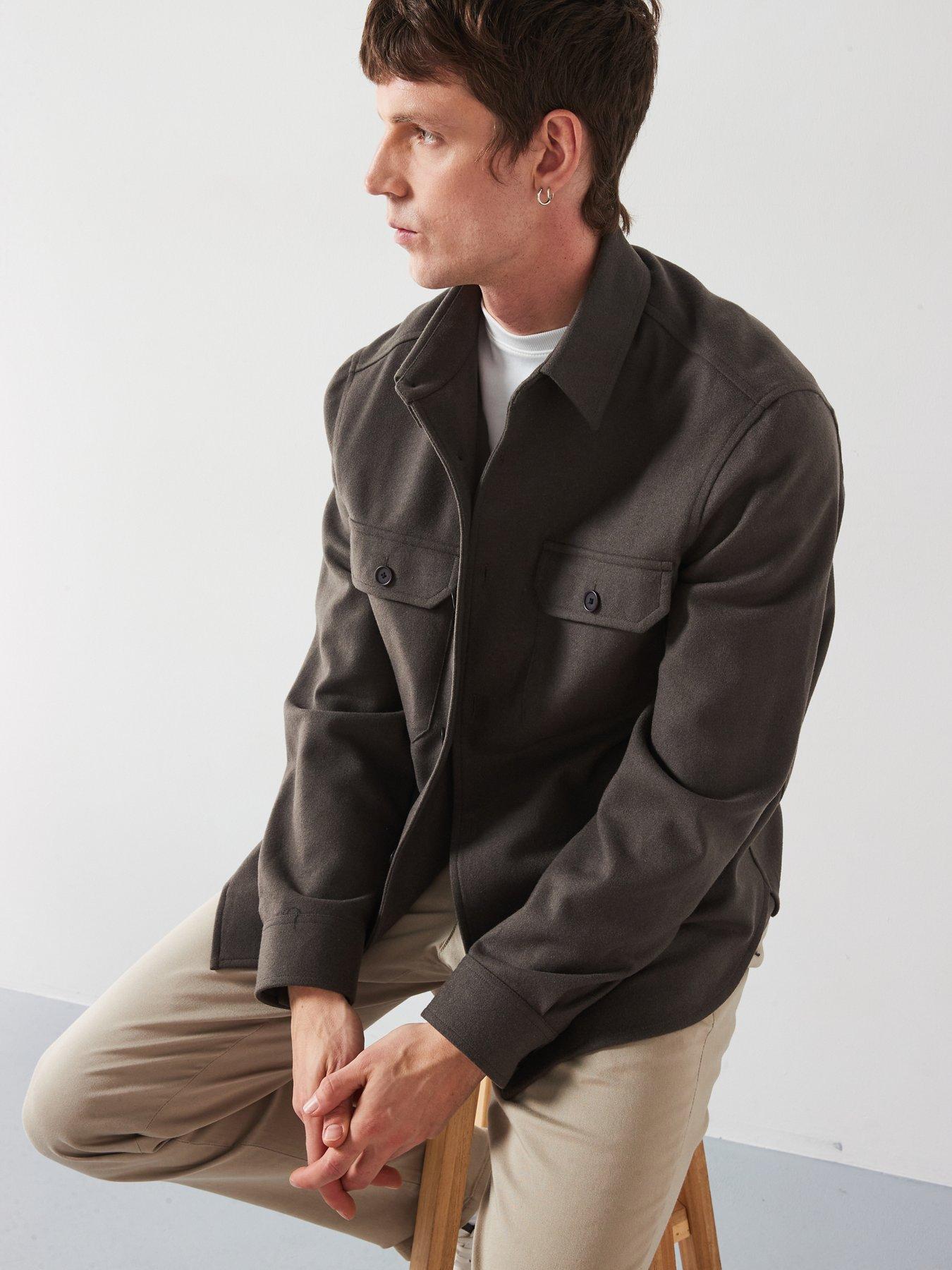 Image 5 of 6 of Mango Harvard Long Sleeved Smart Fit Shirt - Khaki