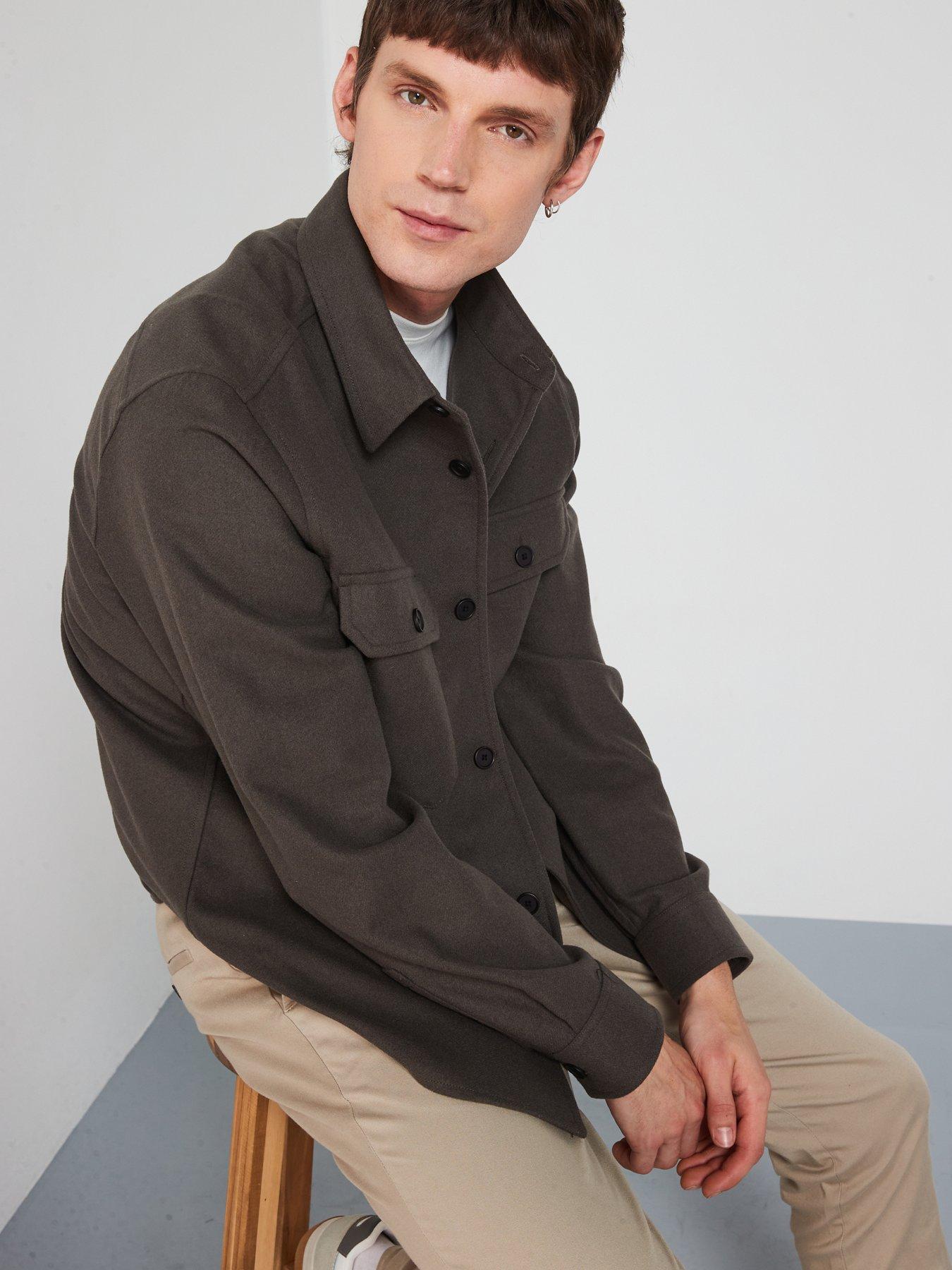 Image 6 of 6 of Mango Harvard Long Sleeved Smart Fit Shirt - Khaki