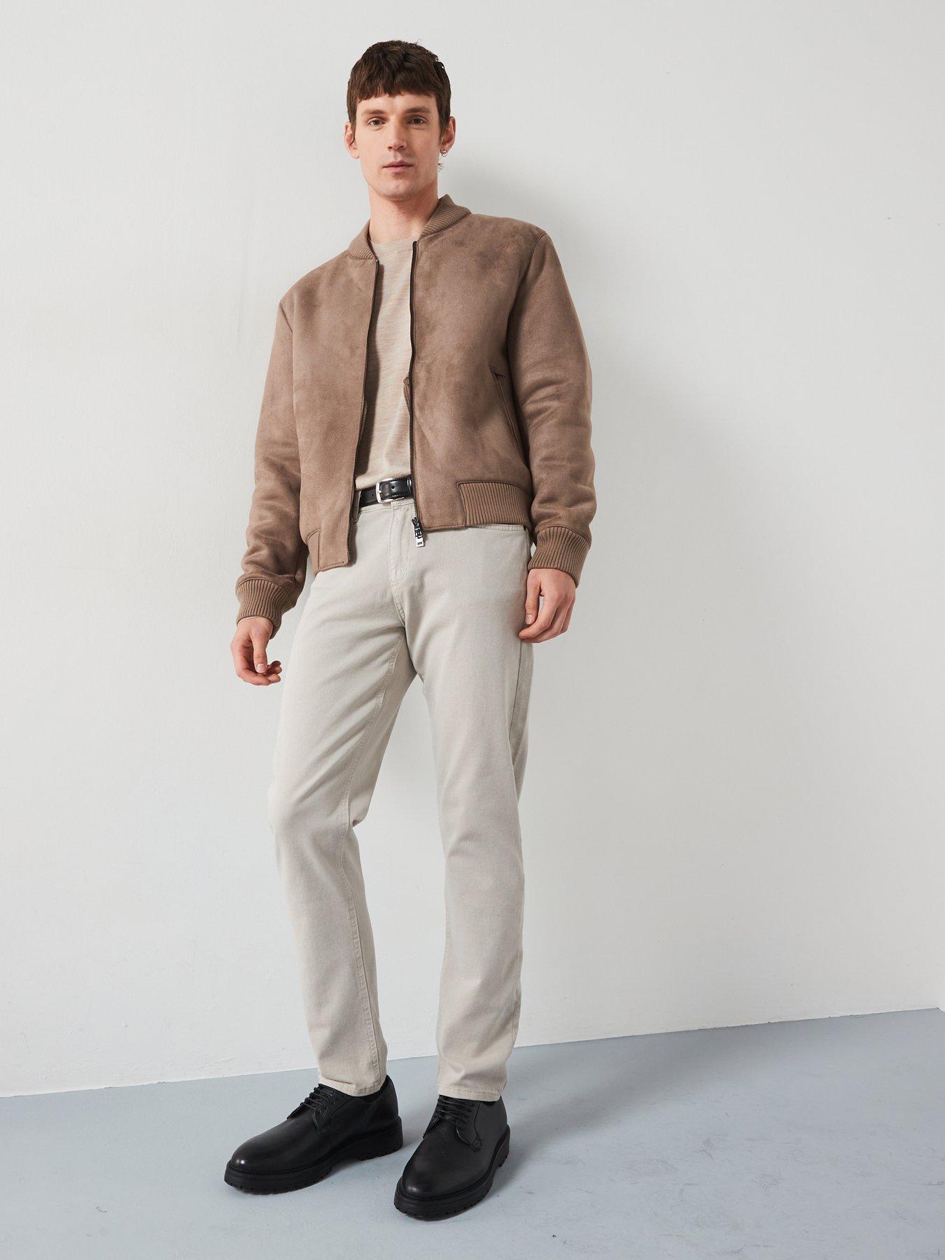  image of mango-anil-smart-fit-bomber-jacketnbsp--brown