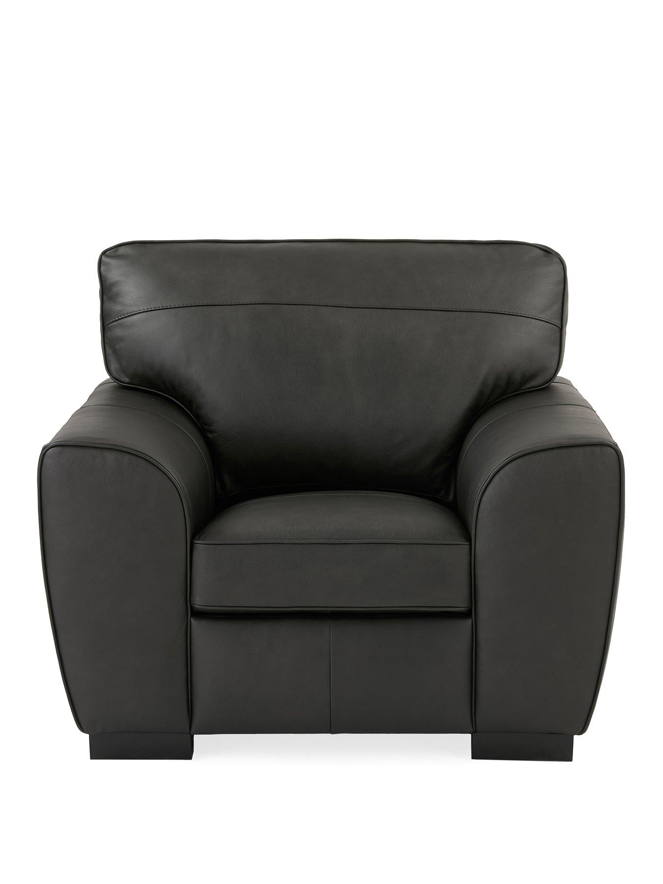Image 2 of 6 of The Very Collection Sona Italian Leather Armchair - FSC&reg; Certified
