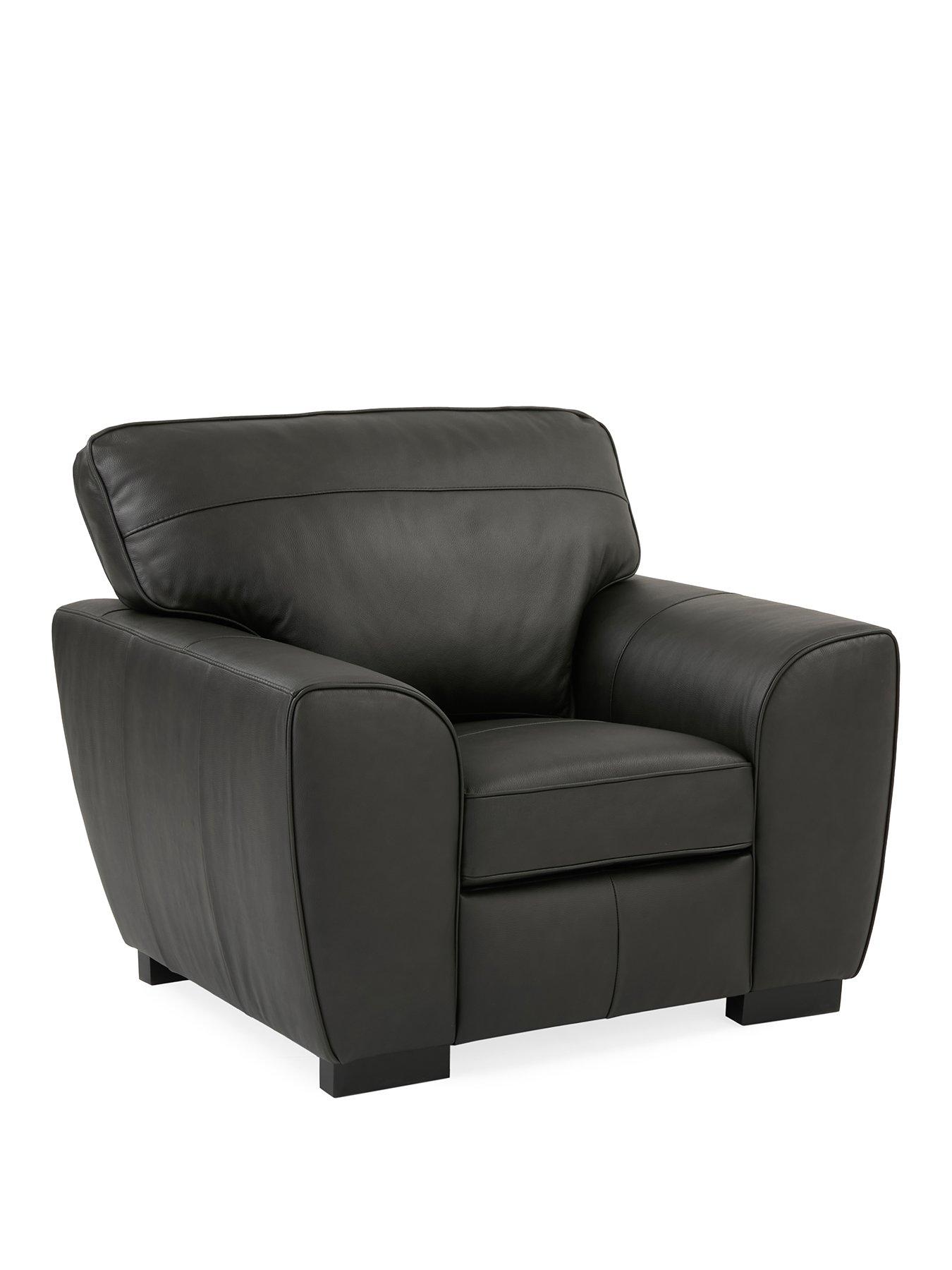 Image 3 of 6 of The Very Collection Sona Italian Leather Armchair - FSC&reg; Certified