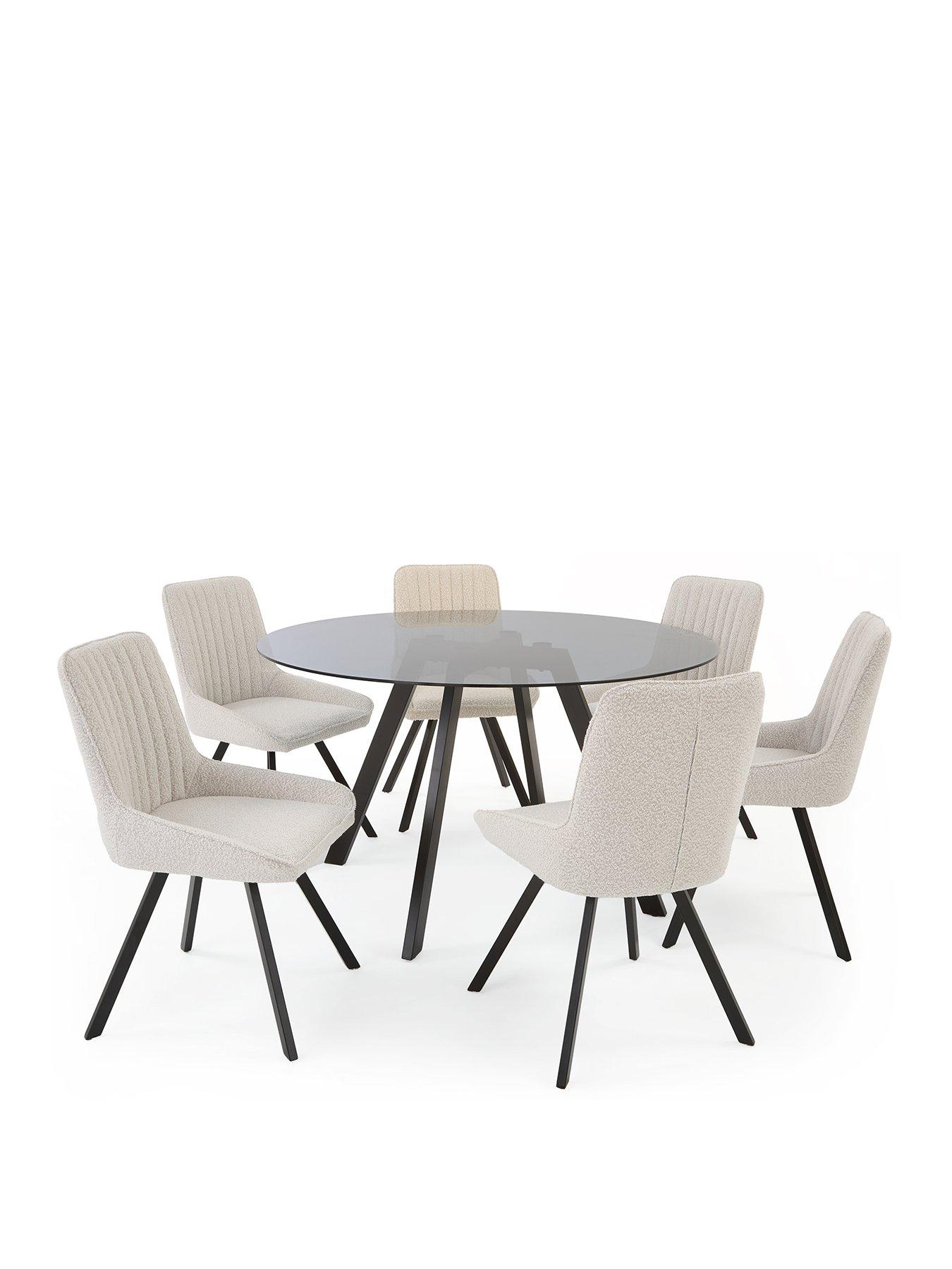 stillFront image of very-home-marlow-130-cm-black-round-dining-table-nbsp6-marlow-boucle-chairs