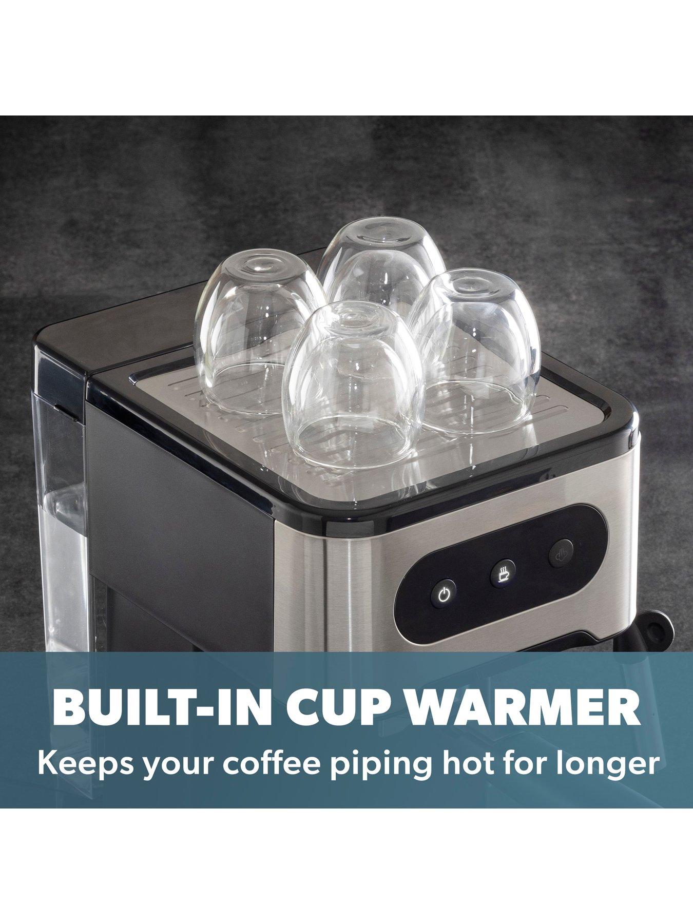  image of daewoo-20-bar-espresso-coffee-maker-with-steam-wand