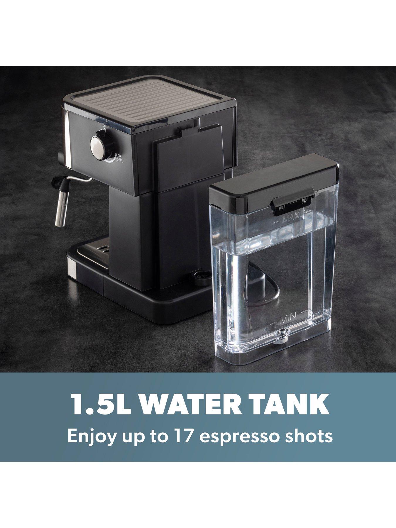  image of daewoo-20-bar-espresso-coffee-maker-with-steam-wand
