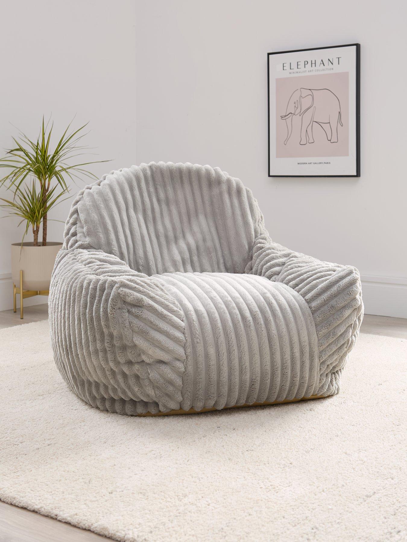 front image of kaikoo-bounce-chair--grey-fur