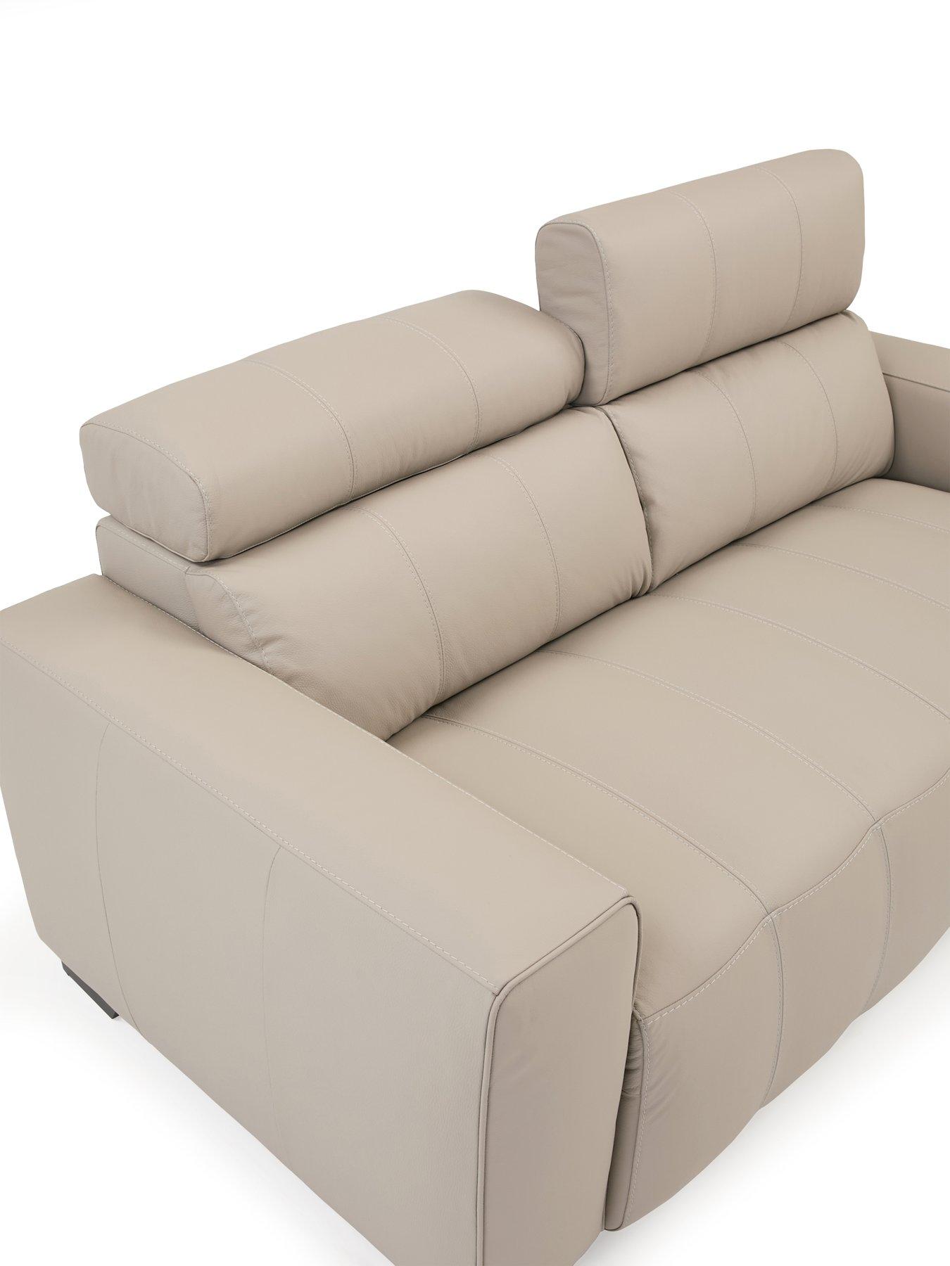 Image 4 of 7 of The Very Collection Cannes Italian Leather 2 Seater Sofa - FSC&reg; Certified
