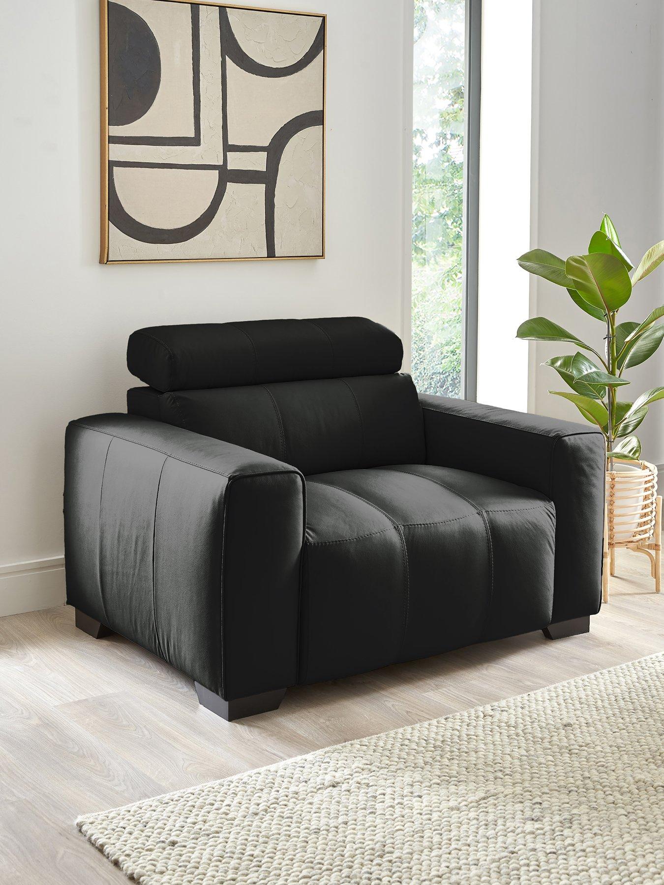 The Very Collection Cannes Italian Leather Armchair - FSC® Certified