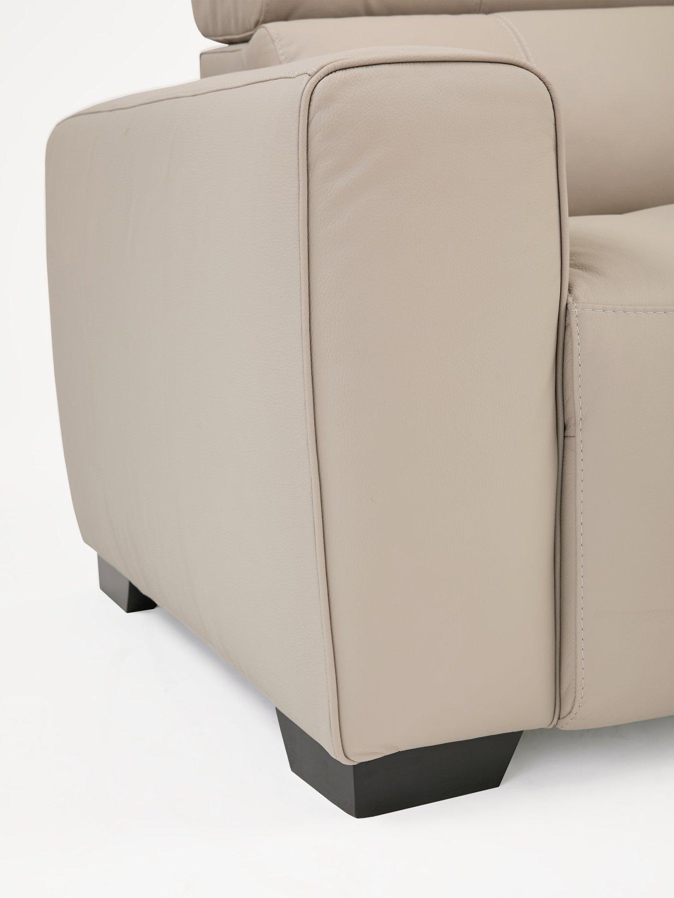 Image 5 of 7 of The Very Collection Cannes Italian Leather Armchair - FSC&reg; Certified